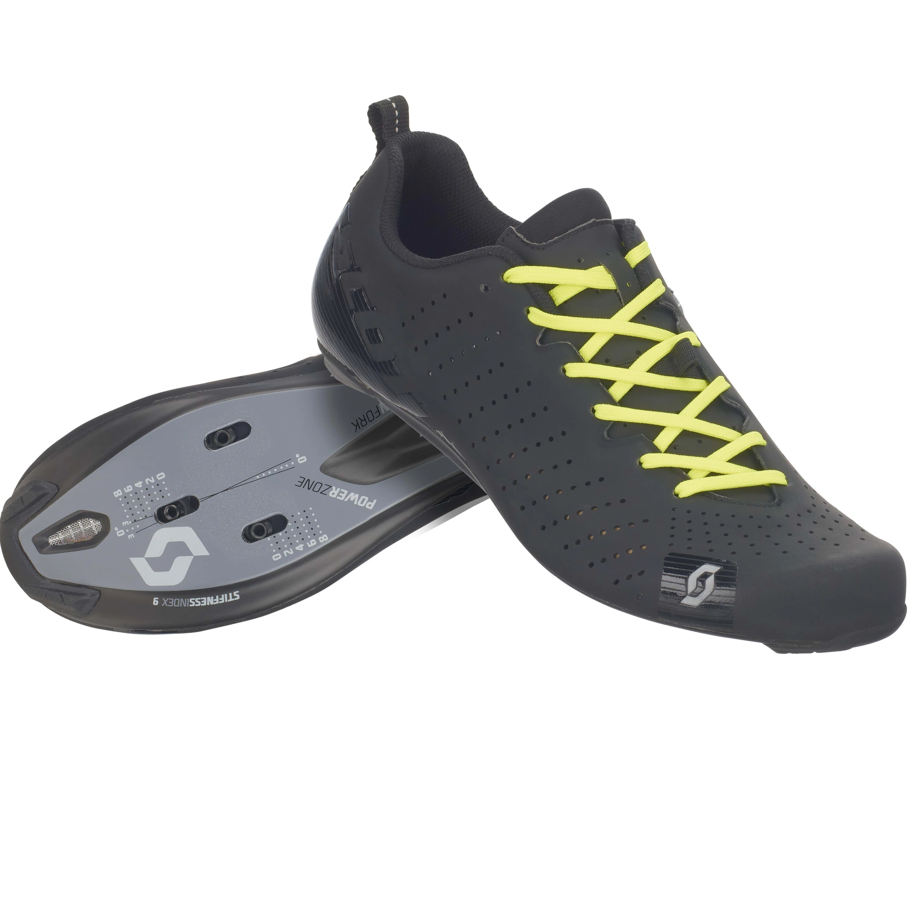 Scott Road RC Lace Shoes - Matt Black / Gloss Black