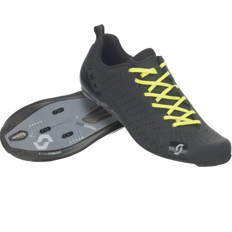 Scott Road RC Lace Shoes - Matt Black / Gloss Black - Image 4