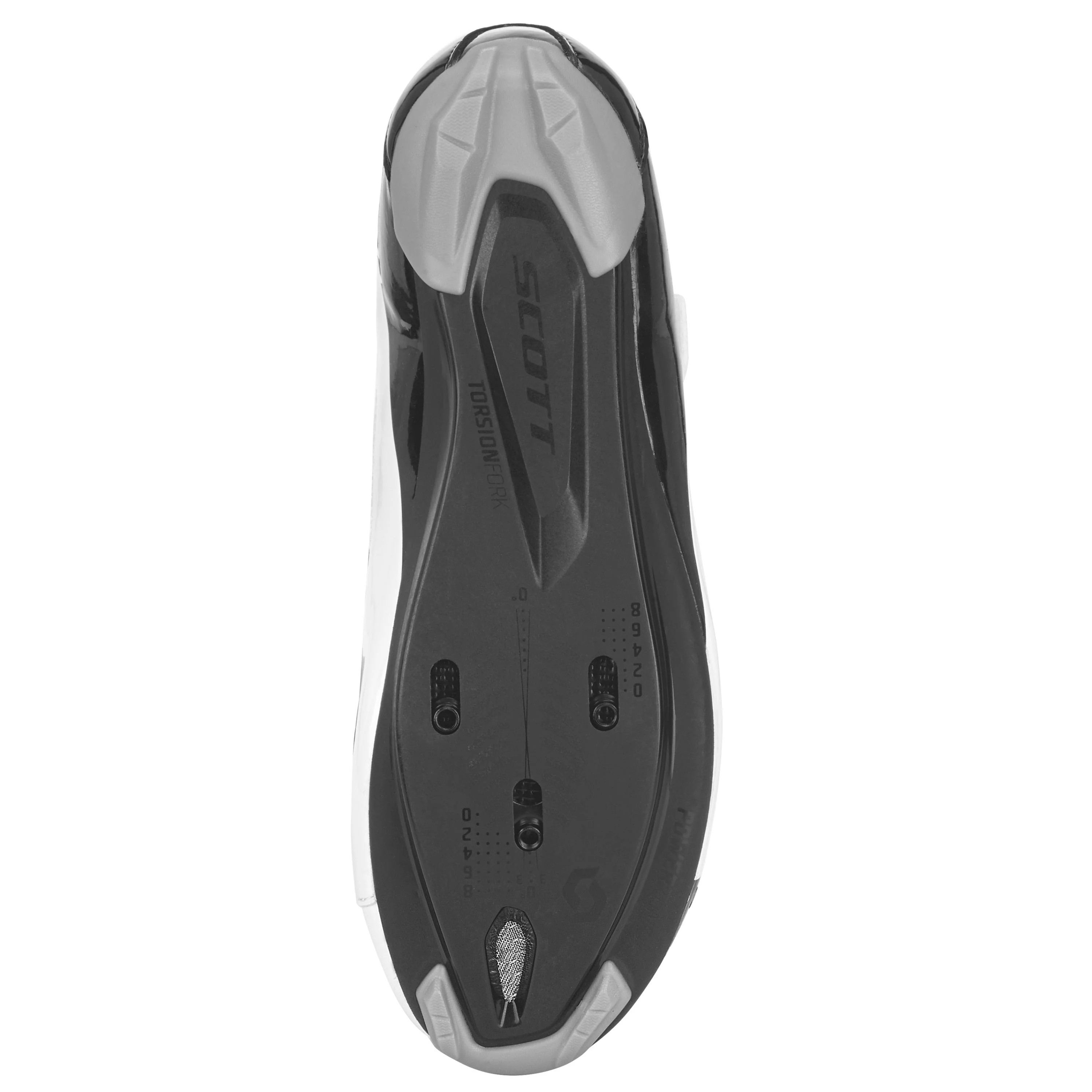 Scott Road Comp Ladies Shoes - Gloss White / Gloss Black - Image 3