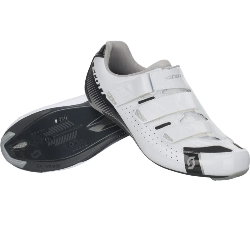 Scott Road Comp Ladies Shoes - Gloss White / Gloss Black - Image 4