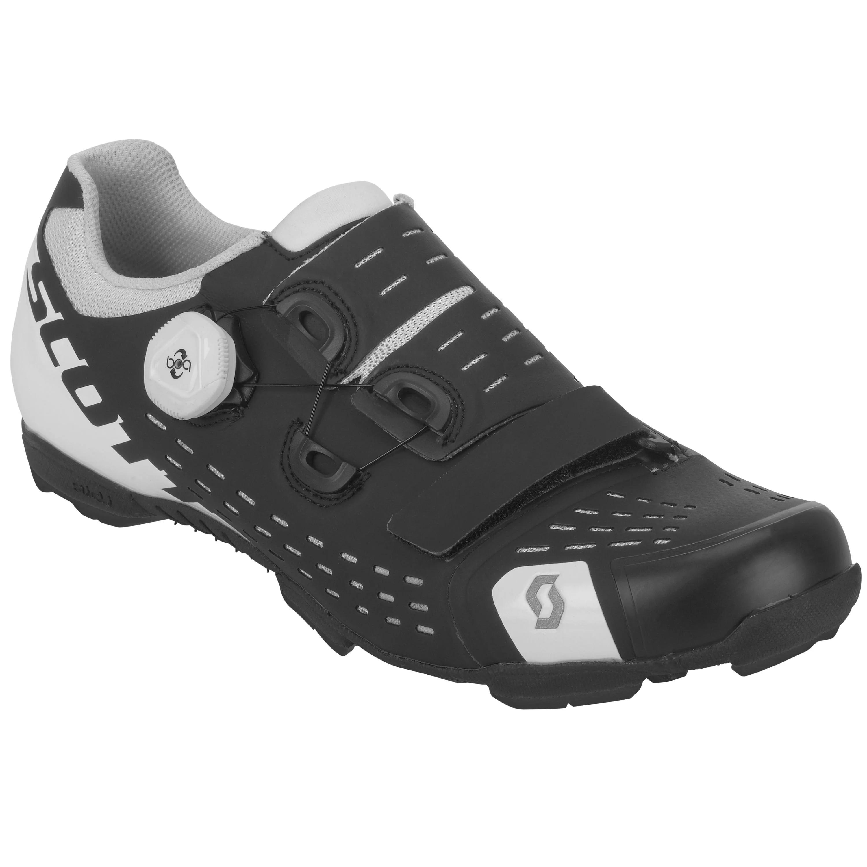 Scott Mtb Premium Shoes - Matt Black / Gloss White - Image 2