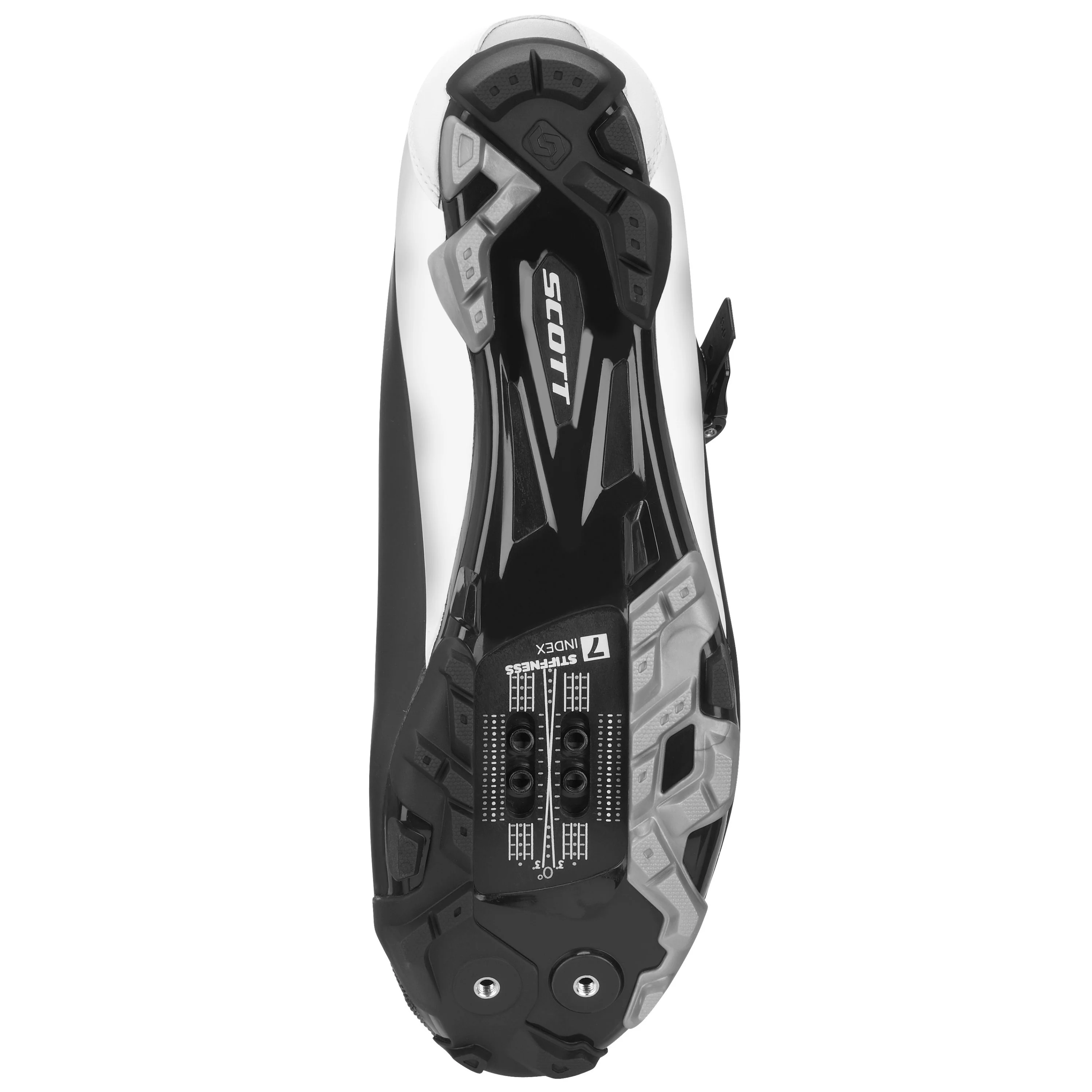 Scott Mtb Pro Ladies Shoes - Gloss White / Gloss Black - Image 3