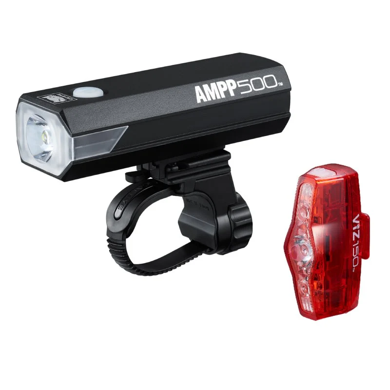 Cateye Ampp 500 Front & Viz 150 Rear Lightset - Image 2