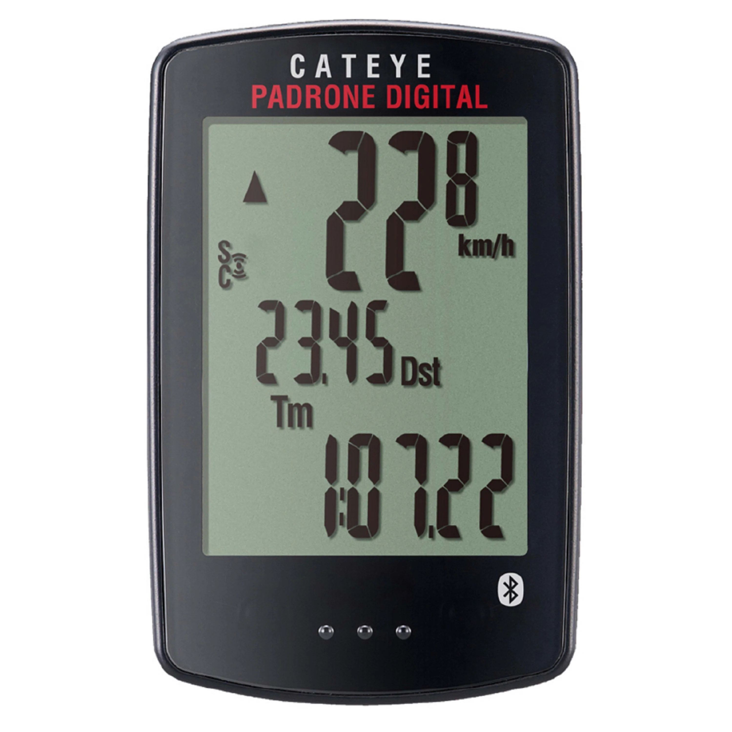 Cateye Padrone Digital Cycle Computer - Black - Image 2