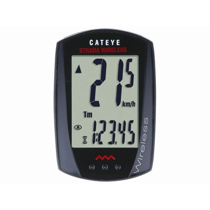 Cateye Strada Wireless Cycle Computer CC-RD300W - Black - Image 2