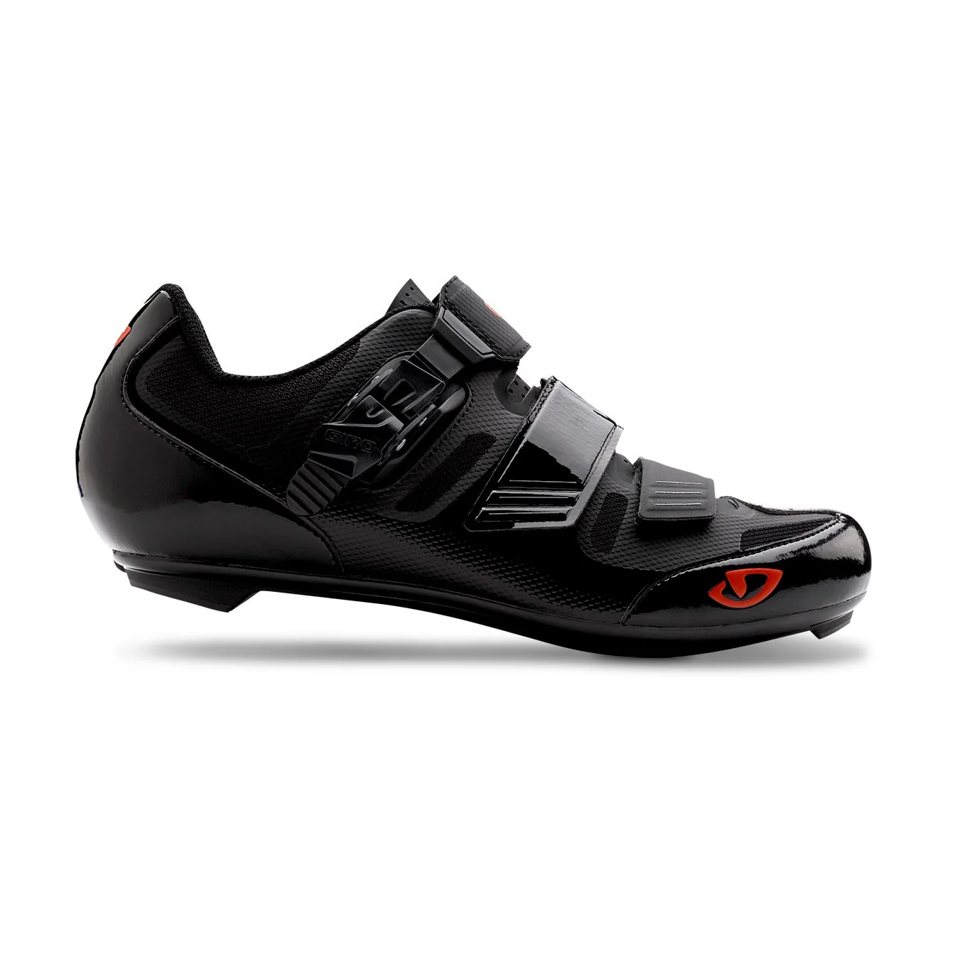 Giro Apeckx II Road Shoes - Black / Bright Red - Image 4