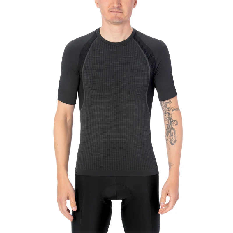 Giro Chrono Base Layer Short Sleeve - Charcoal