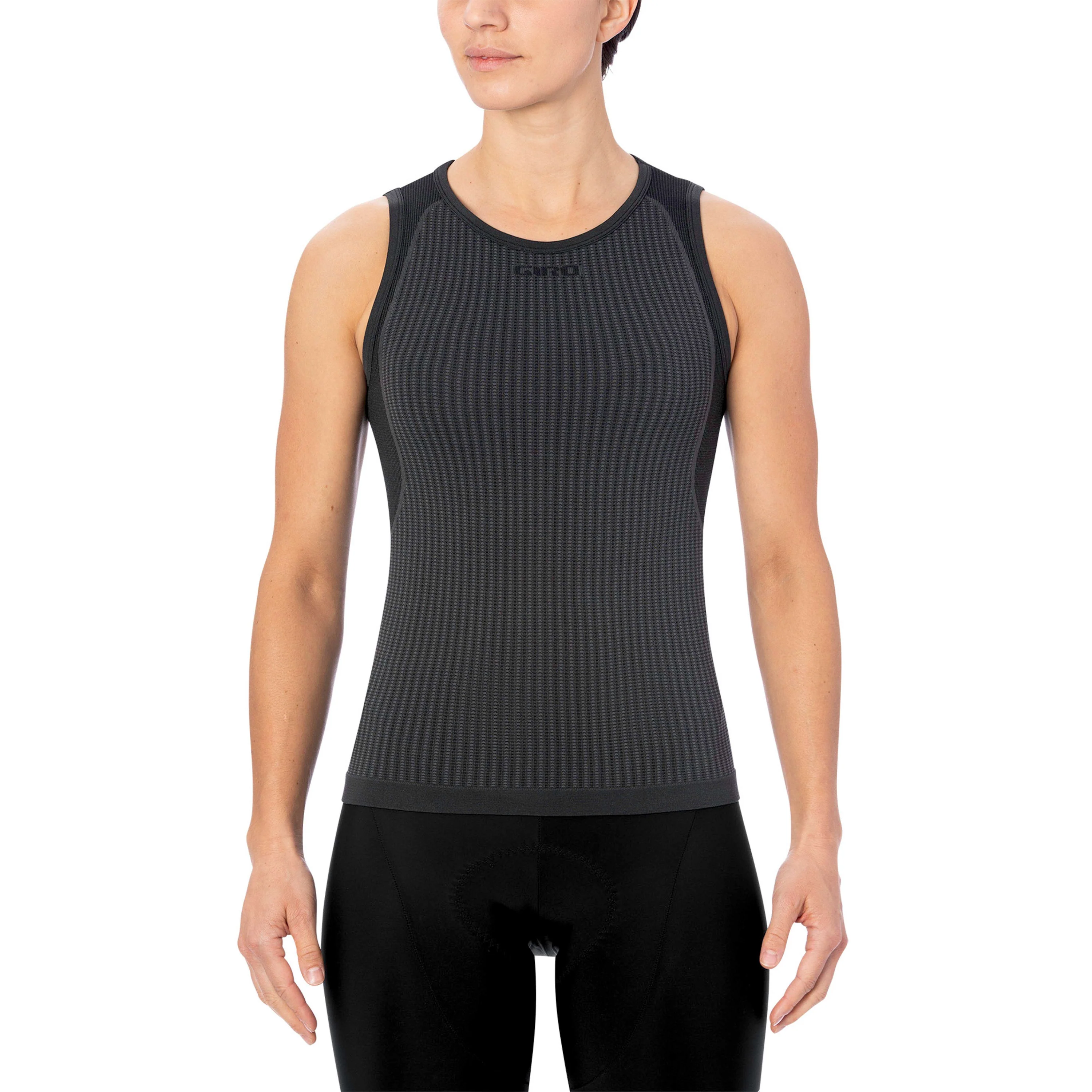 Giro Chrono Base Layer Womens Short Sleeve - Charcoal - Image 2