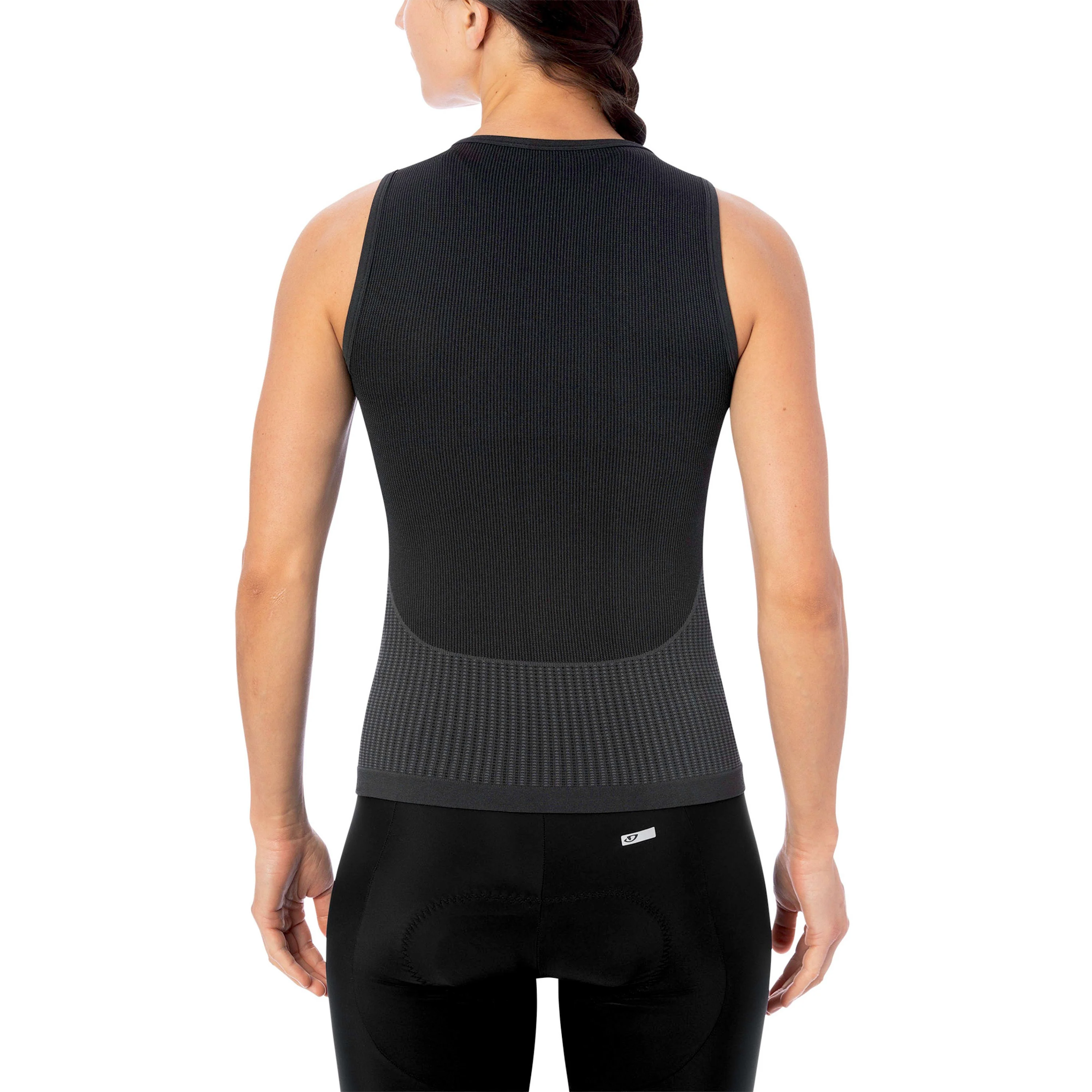 Giro Chrono Base Layer Womens Short Sleeve - Charcoal - Image 3