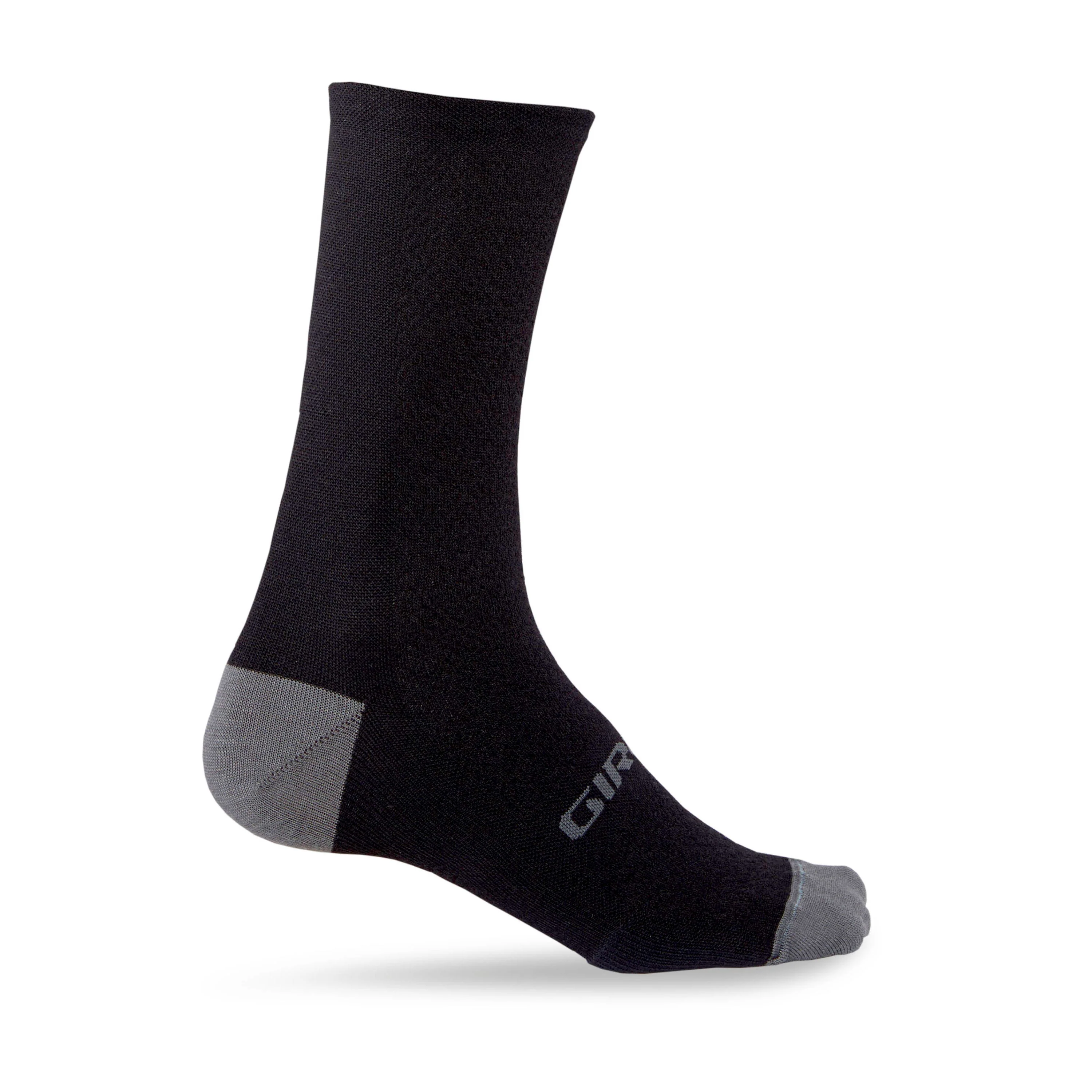 Giro Hrc Plus Merino Socks - Black / Charcoal - Image 2