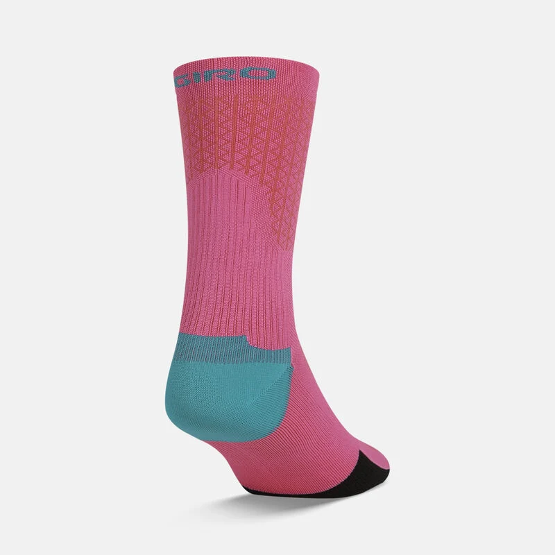 Giro Hrc Team Socks - Neon Pink / Screaming Teal - Image 2