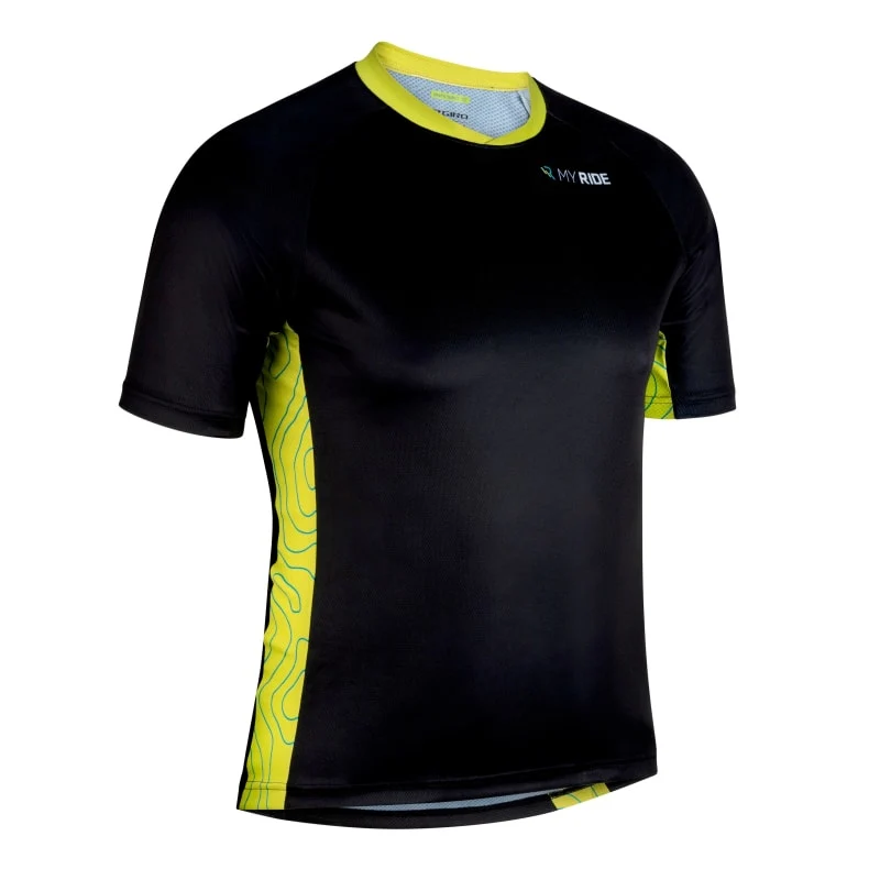 Giro Roust Mtb Jersey Myride - Black / Lime - Image 3