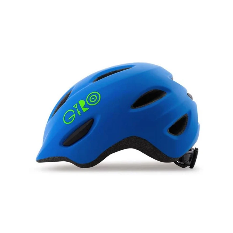 Giro Scamp Juvenile Helmet - Matt Blue / Lime - Image 2