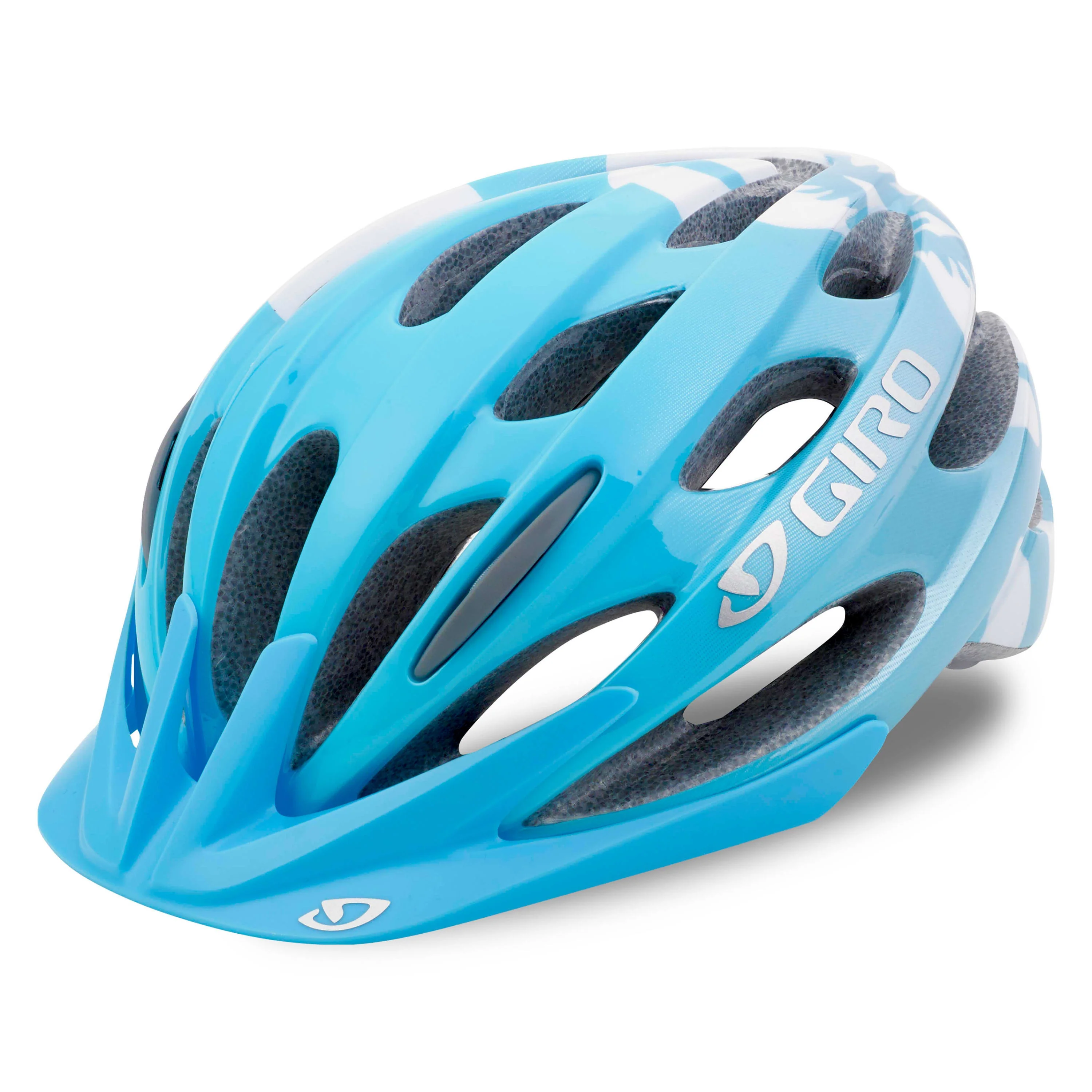 Giro Verona Helmet Ladies - Ice Blue Flowers - Image 3