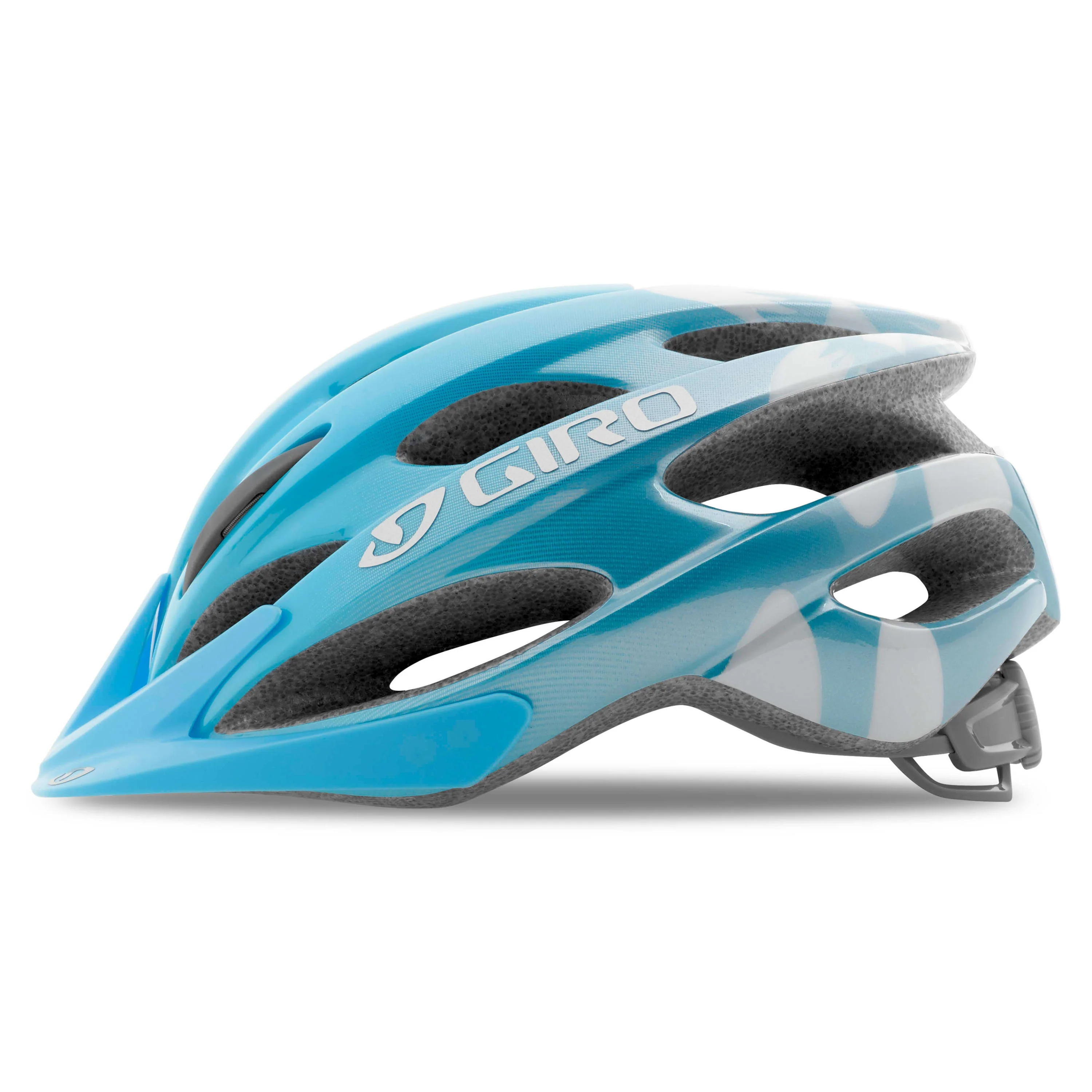 Giro Verona Helmet Ladies - Ice Blue Flowers - Image 4