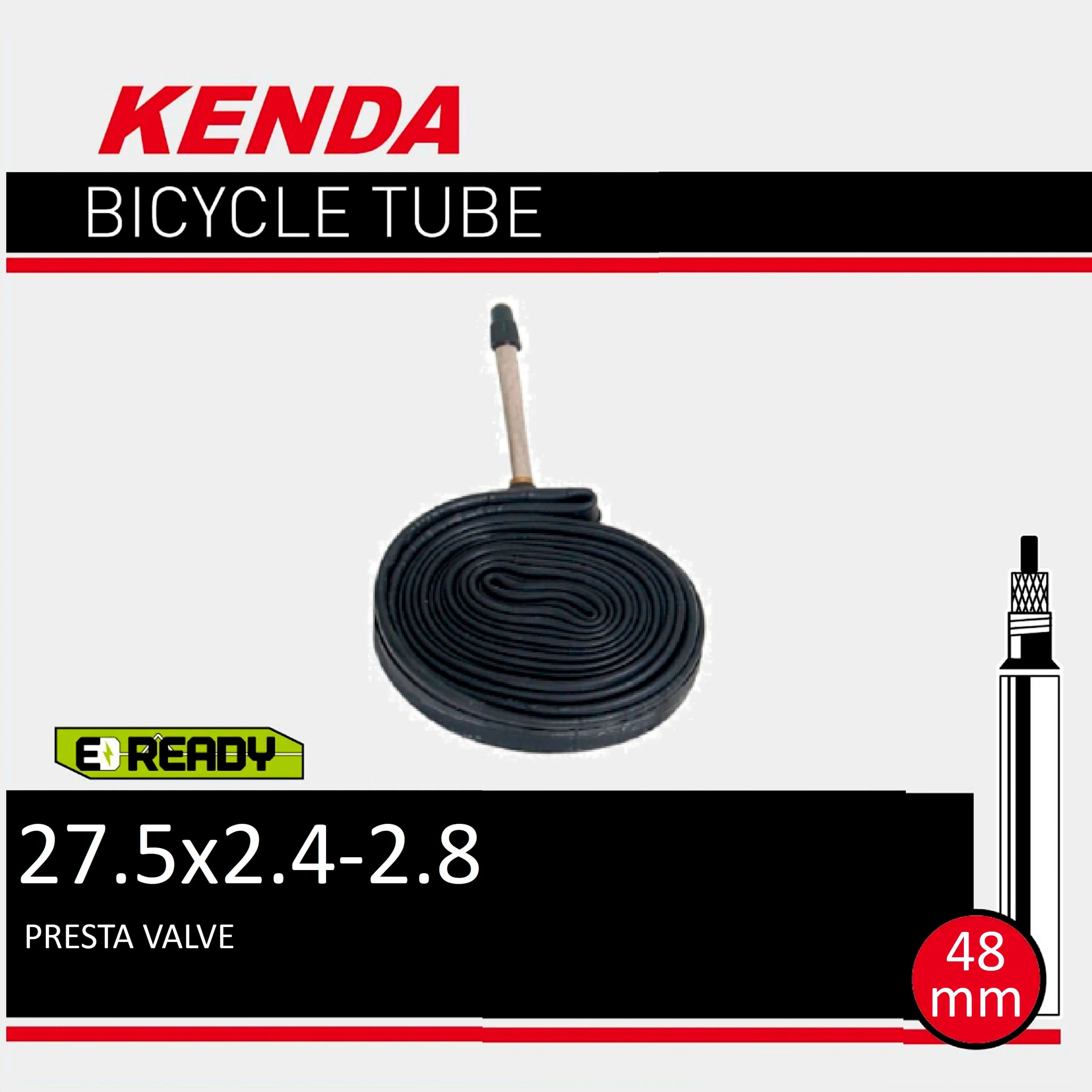 Kenda Tube 27.5 X 2.4-2.8 48MM Presta - Image 2