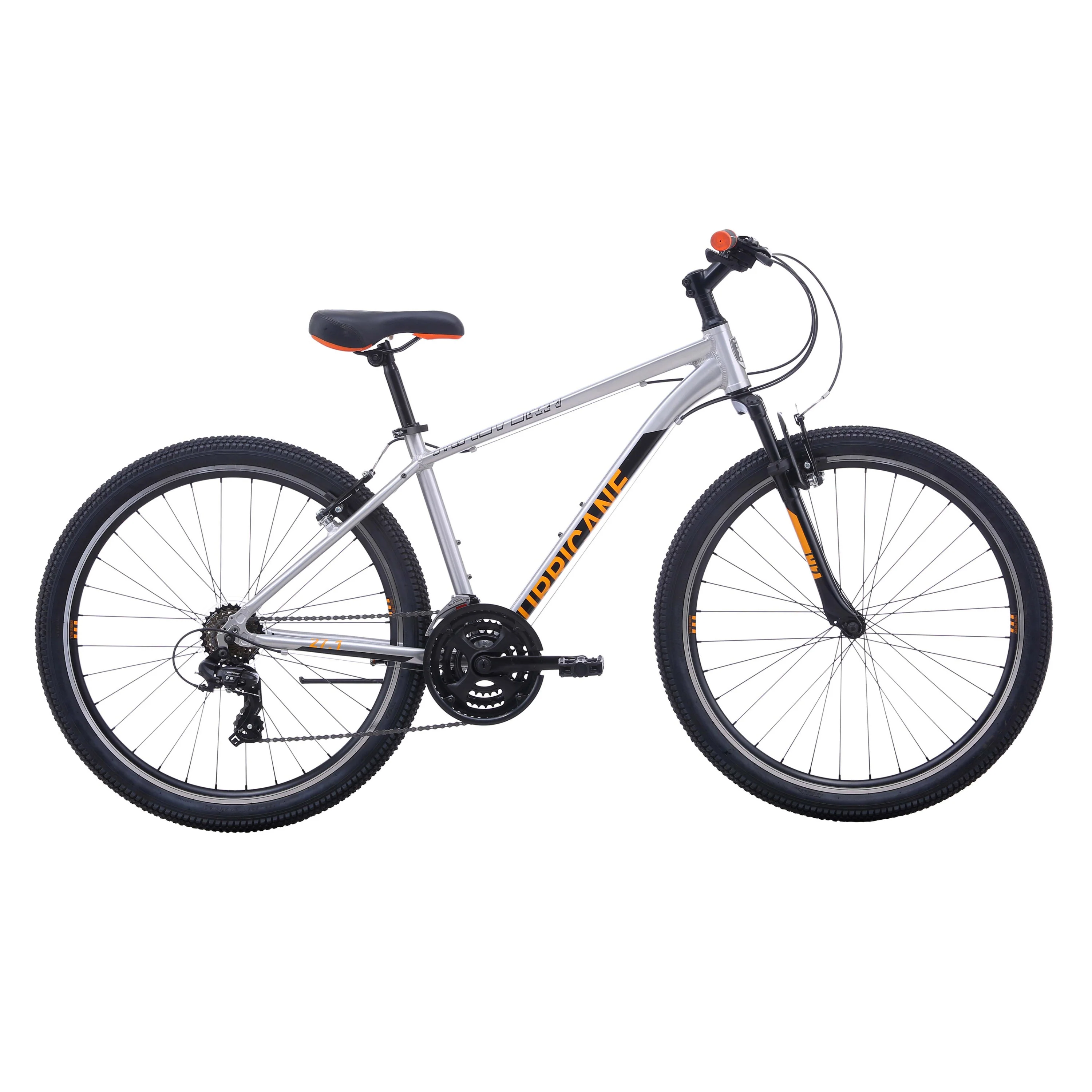 Malvern Star Hurricane 27-1 - Brushed Aluminium / Black