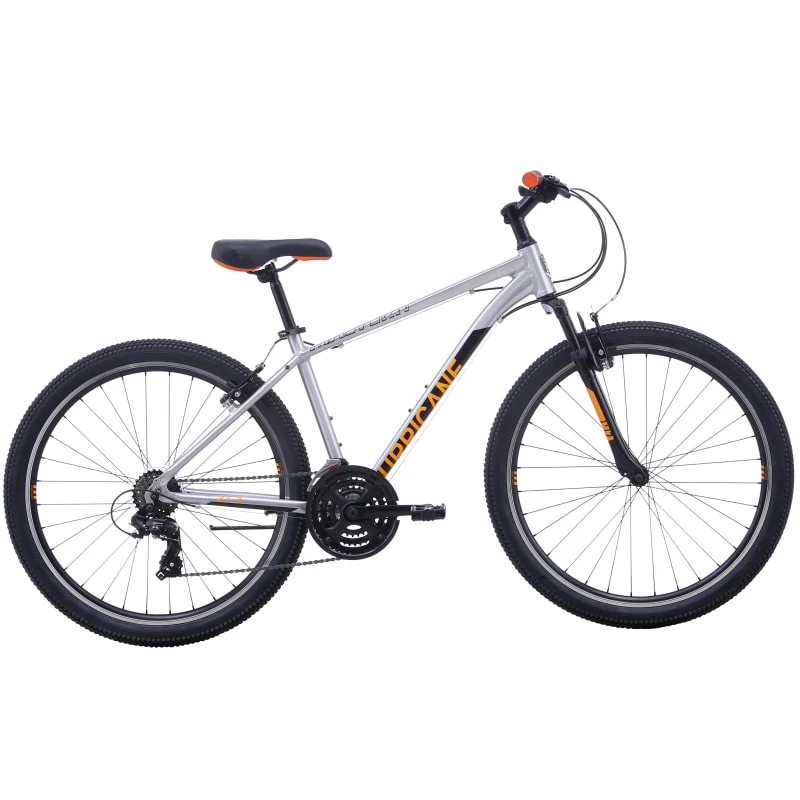 Malvern Star Hurricane 27-1 MS - Brushed Aluminium / Black - Image 3