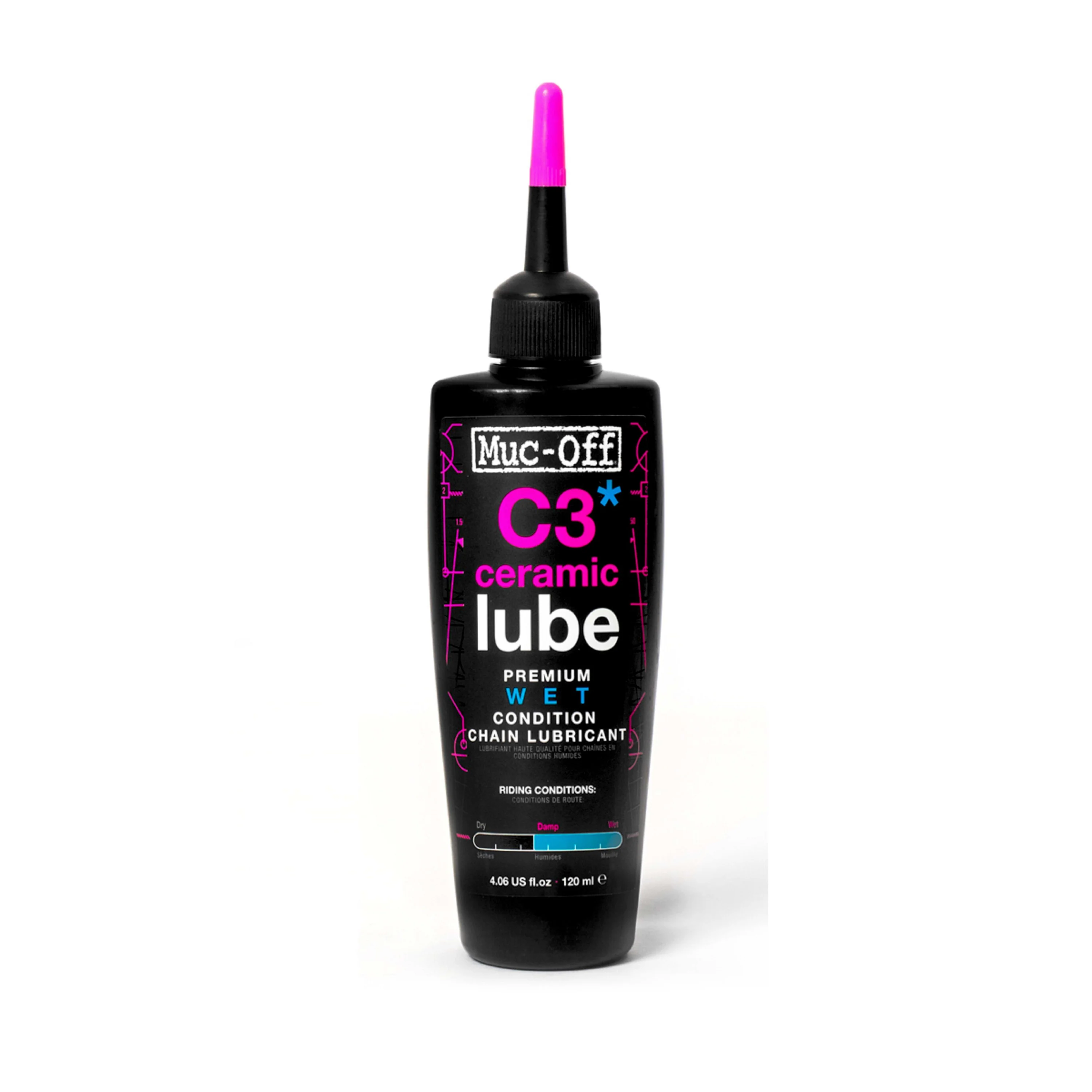 Muc-off C3 Wet Weather Ceramic Lube #870 120ML - Image 2