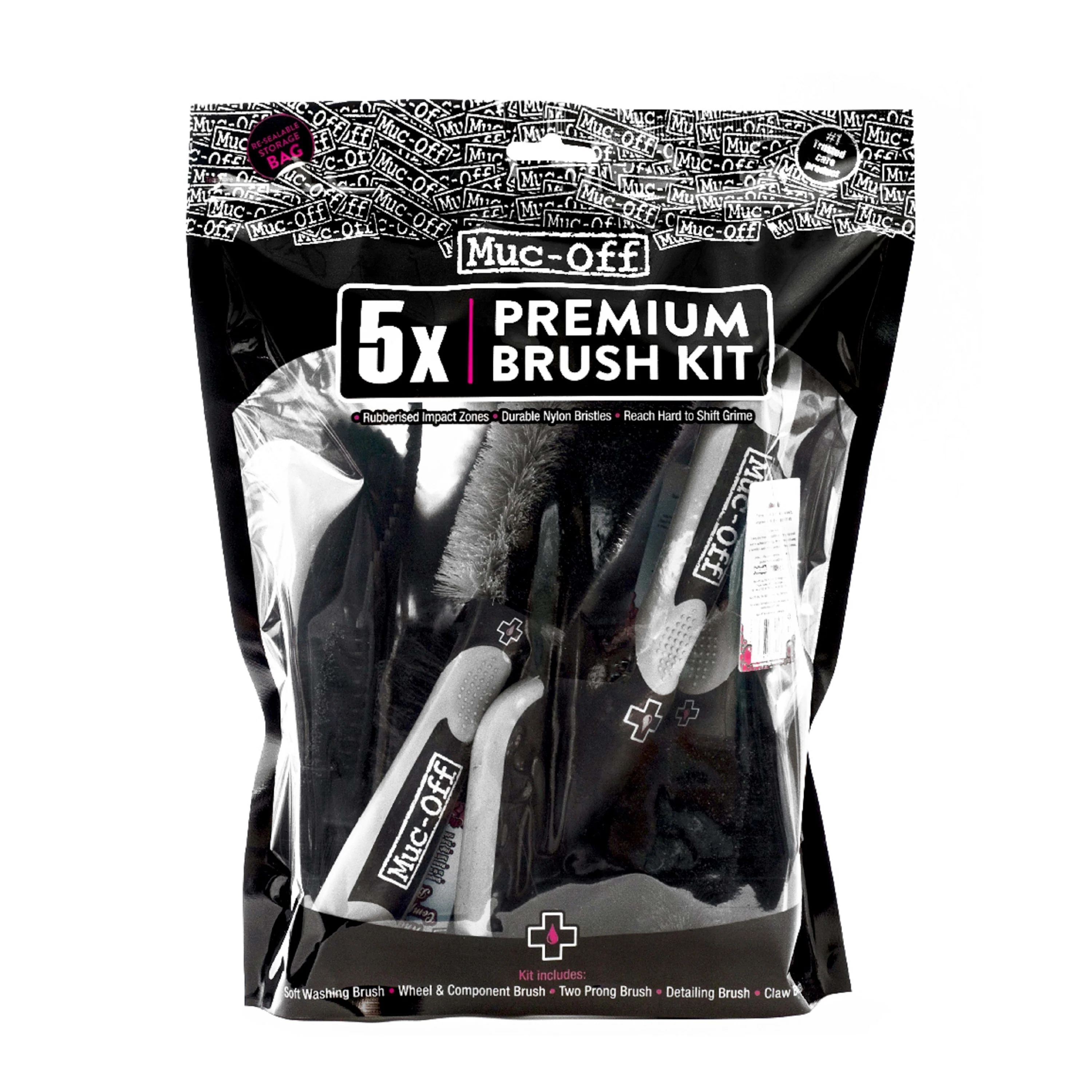 Muc-off Cleaning Detailed Brush Set 5 Pak #206 - Image 4