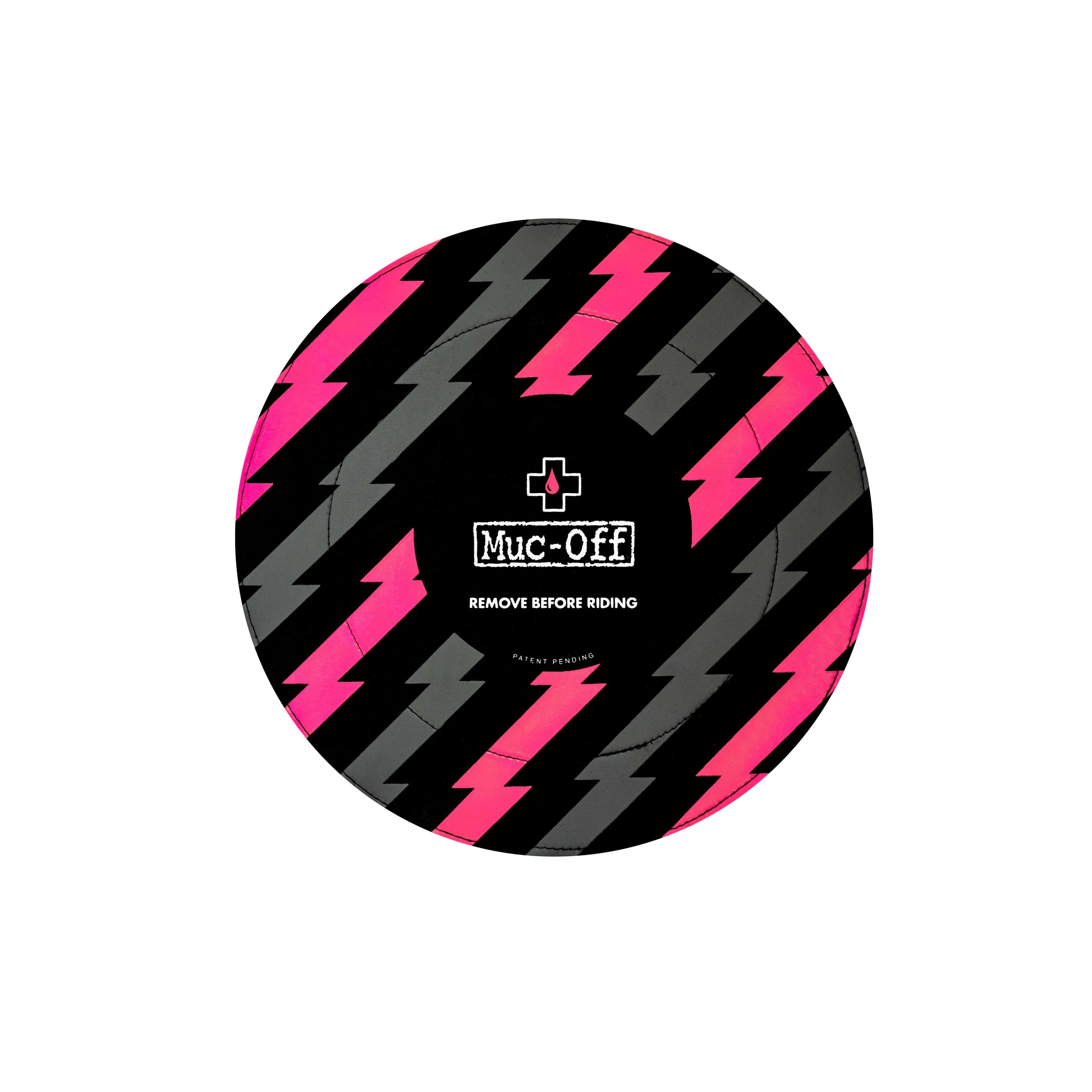 Muc-off Disc Brake Covers Pair - Black / Pink - Image 2