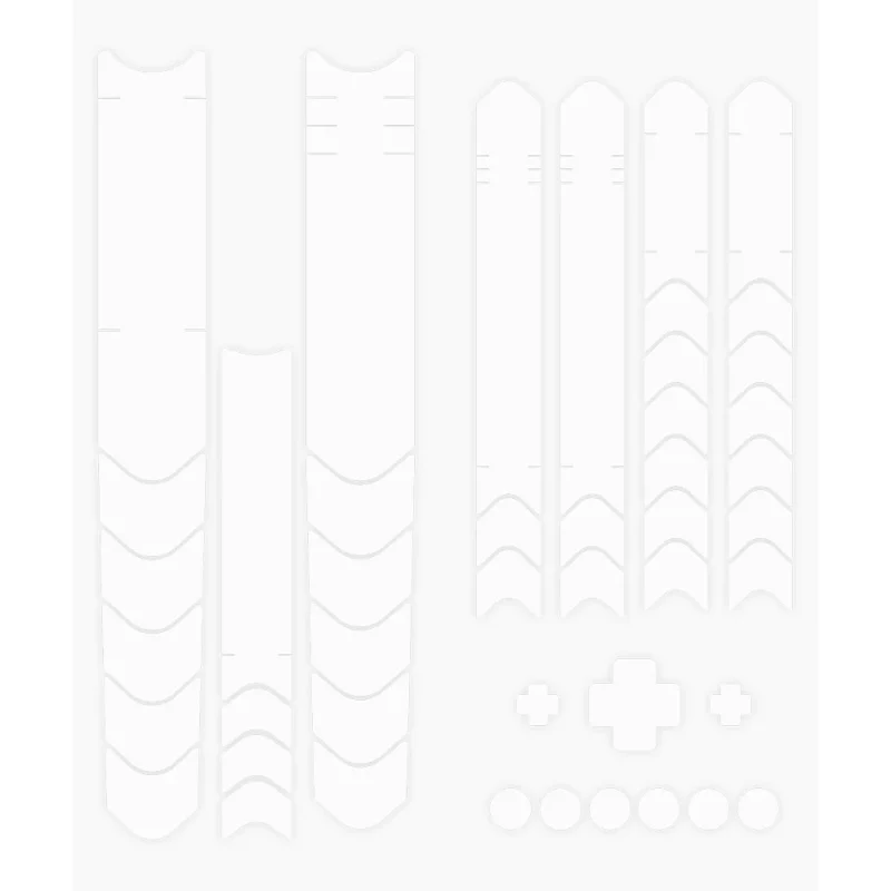 Muc-off Frame Protection Kit Dh/enduro/trail 45-70MM - Clear Matt