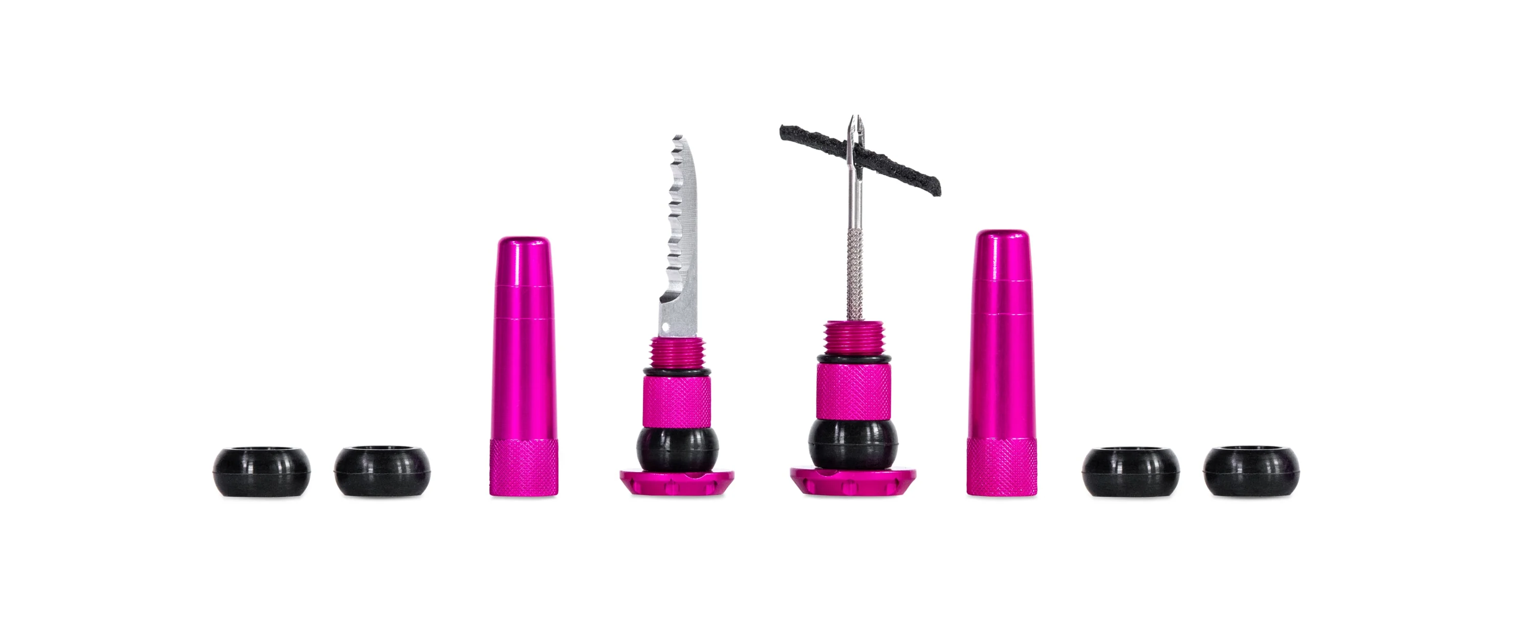 Muc-off Stealth Tubeless Puncture Plug - Pink - Image 2