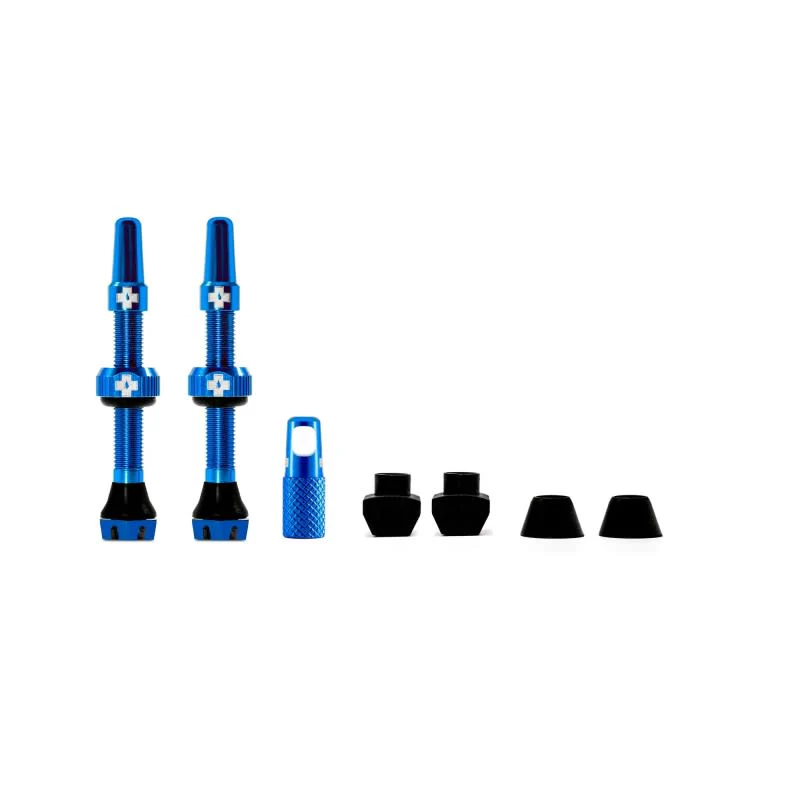 Muc-off Tubeless Valve Kit V2 44MM - Blue - Image 2