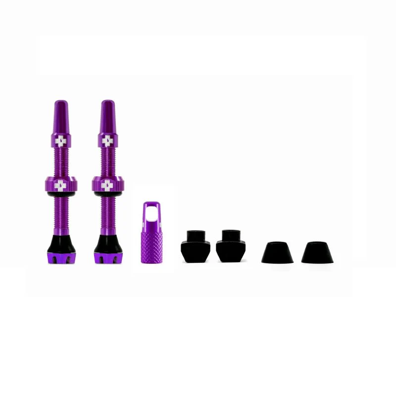 Muc-off Tubeless Valve Kit V2 44MM - Purple - Image 2