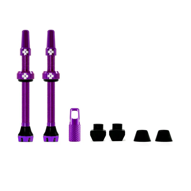 Muc-off Tubeless Valve Kit V2 60MM - Purple - Image 2