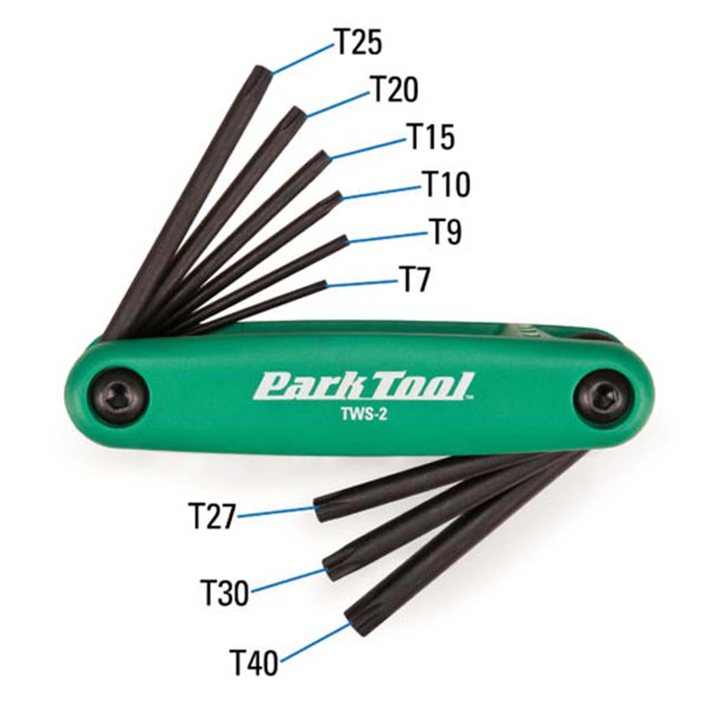 Park Tool Fold-up Torx Wrench Set TWS-2 - Image 3