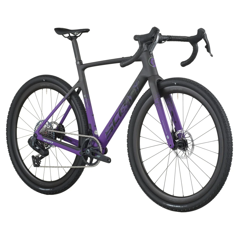 Scott Addict Gravel 20 - Carbon Black / Indigo Purple - Image 2