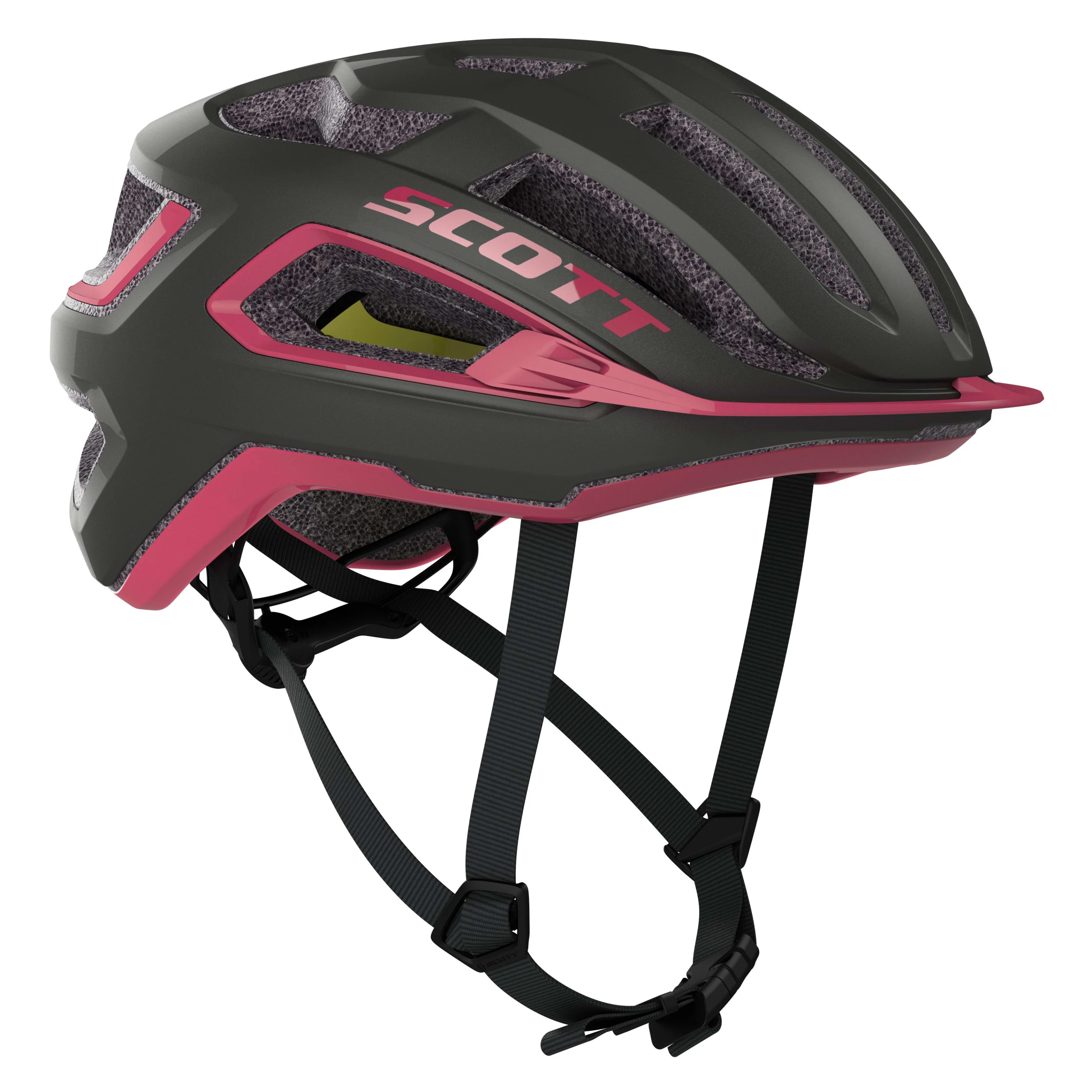 Scott Arx Plus Helmet - Dark Grey / Pink - Image 4