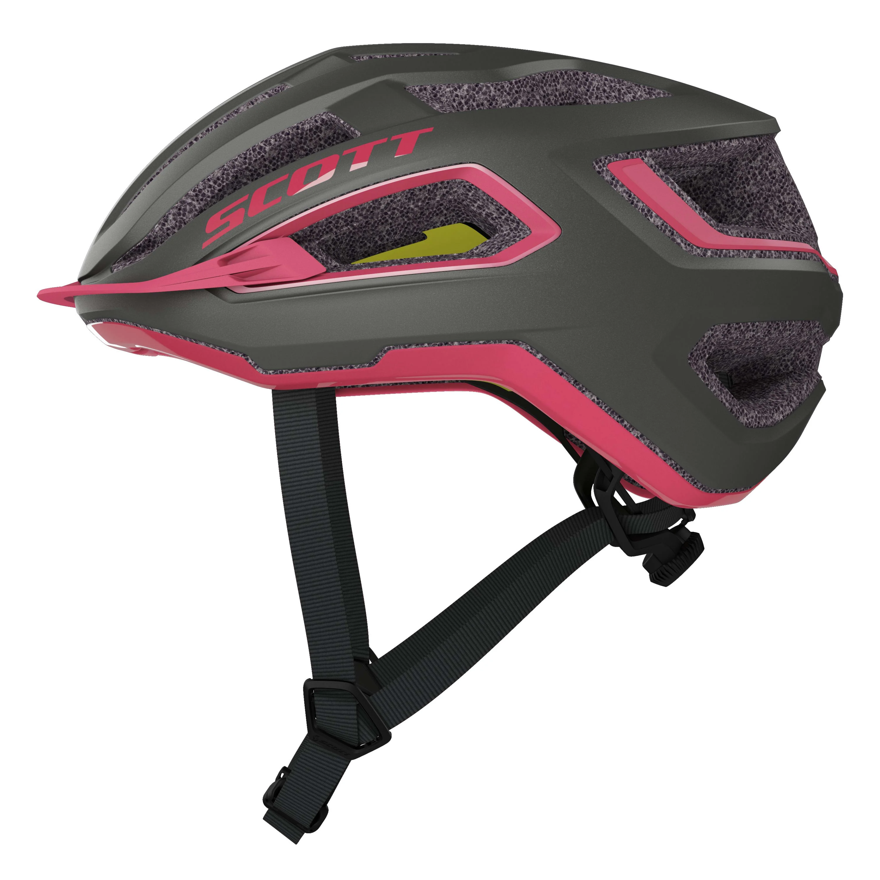 Scott Arx Plus Helmet - Dark Grey / Pink - Image 5
