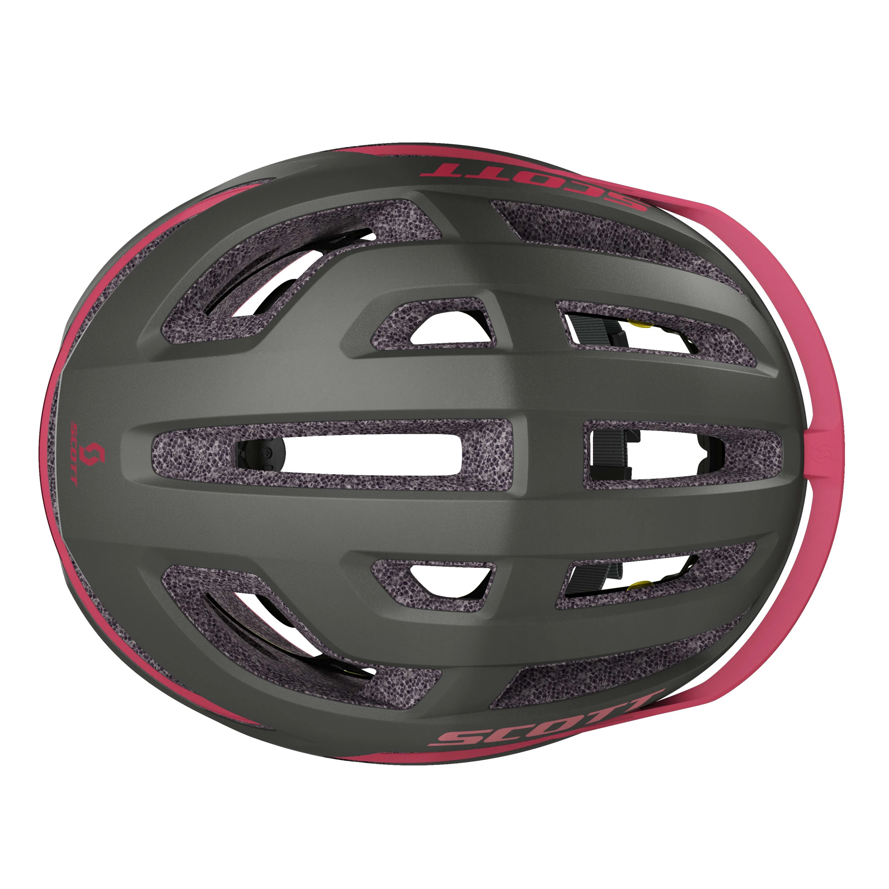 Scott Arx Plus Helmet - Dark Grey / Pink - Image 6