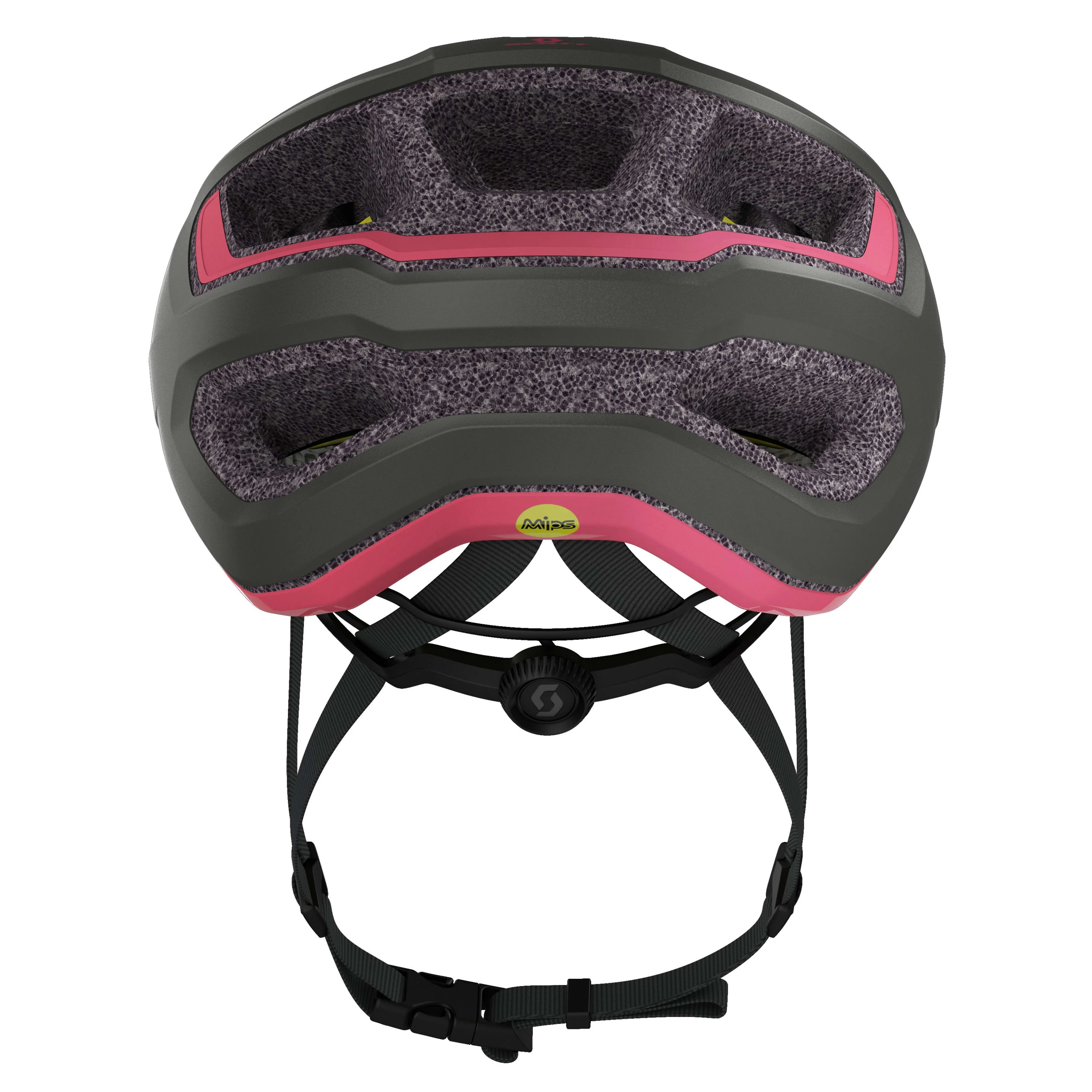 Scott Arx Plus Helmet - Dark Grey / Pink - Image 7