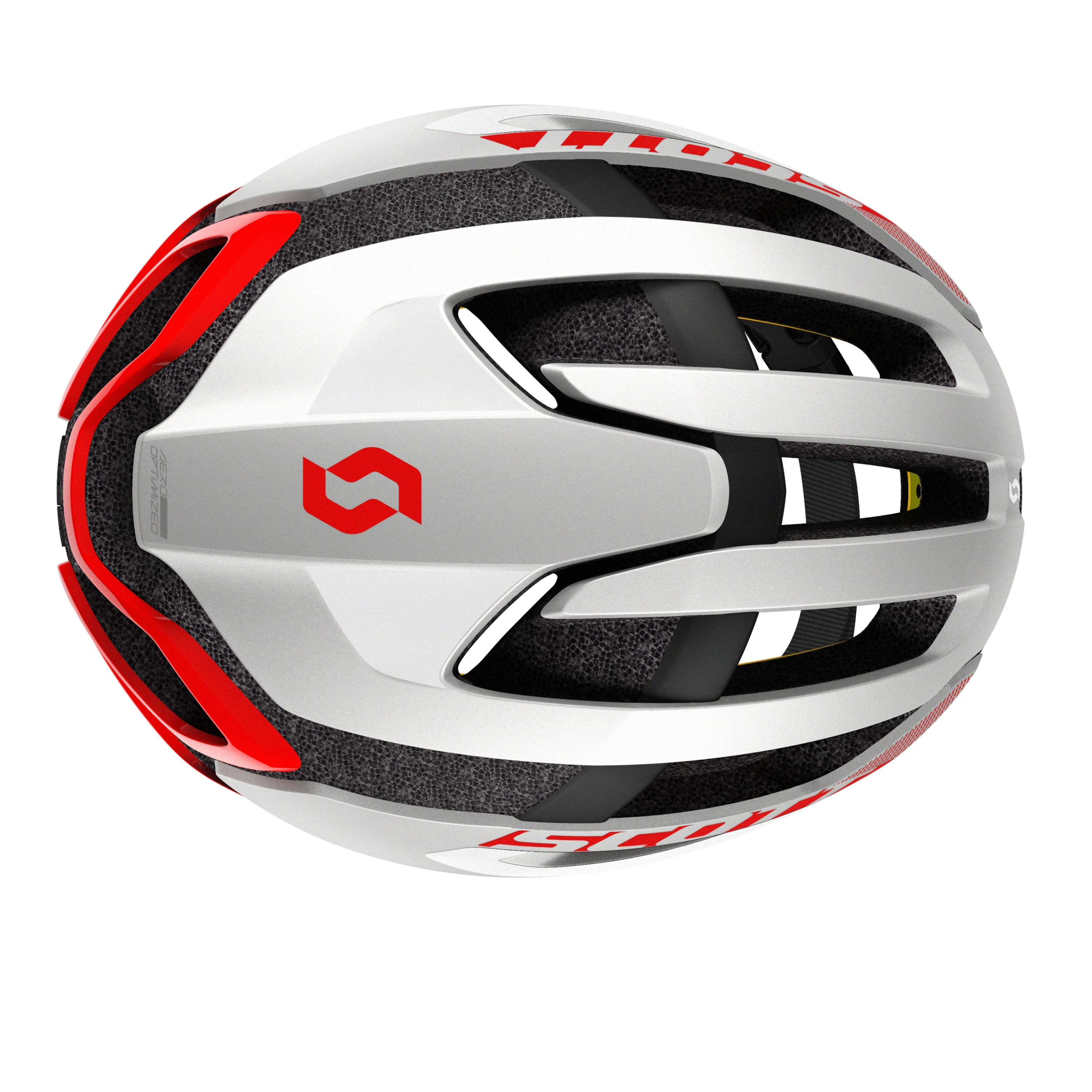 Scott Centric Plus Mips Helmet - White / Red - Image 4