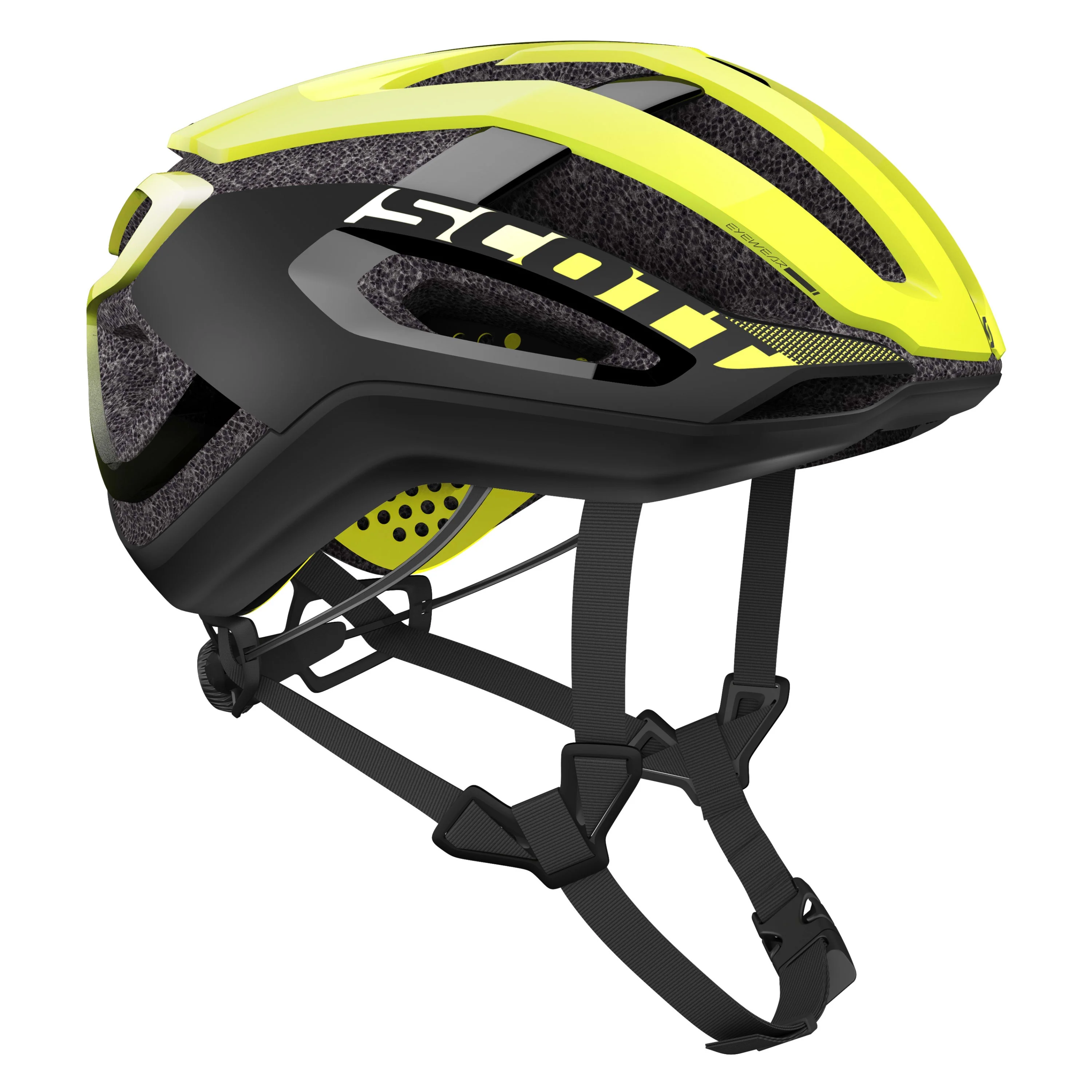 Scott Centric Plus Mips Helmet - Yellow RC / Black - Image 2