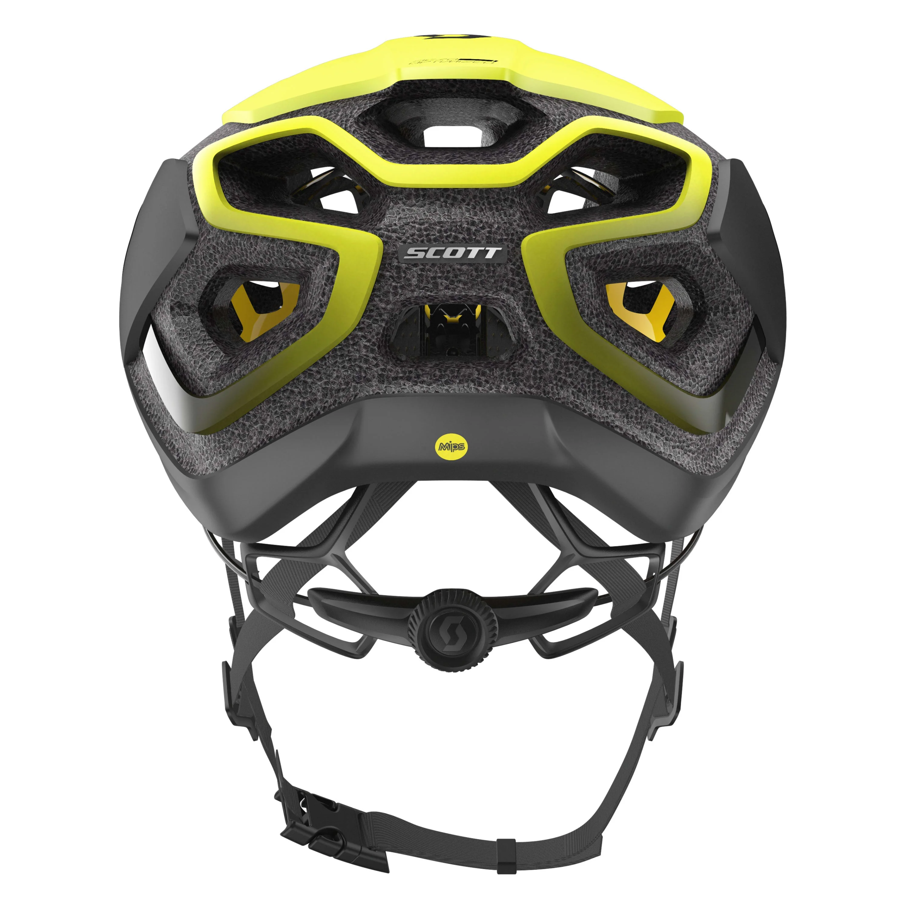 Scott Centric Plus Mips Helmet - Yellow RC / Black - Image 5
