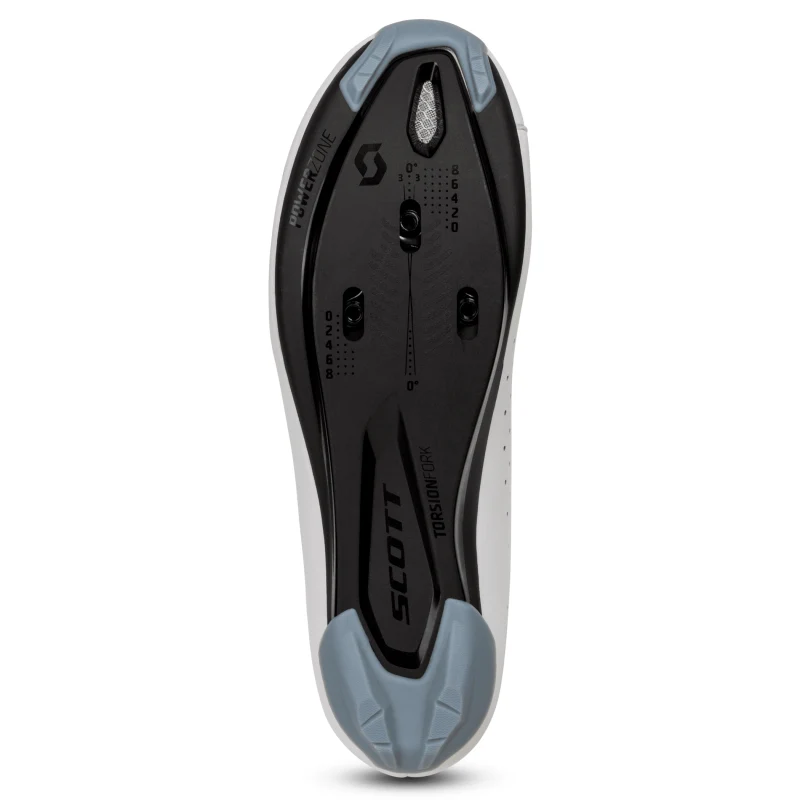 Scott Comp Boa Womens Road Shoes - Matt White / Light Blue - Image 3