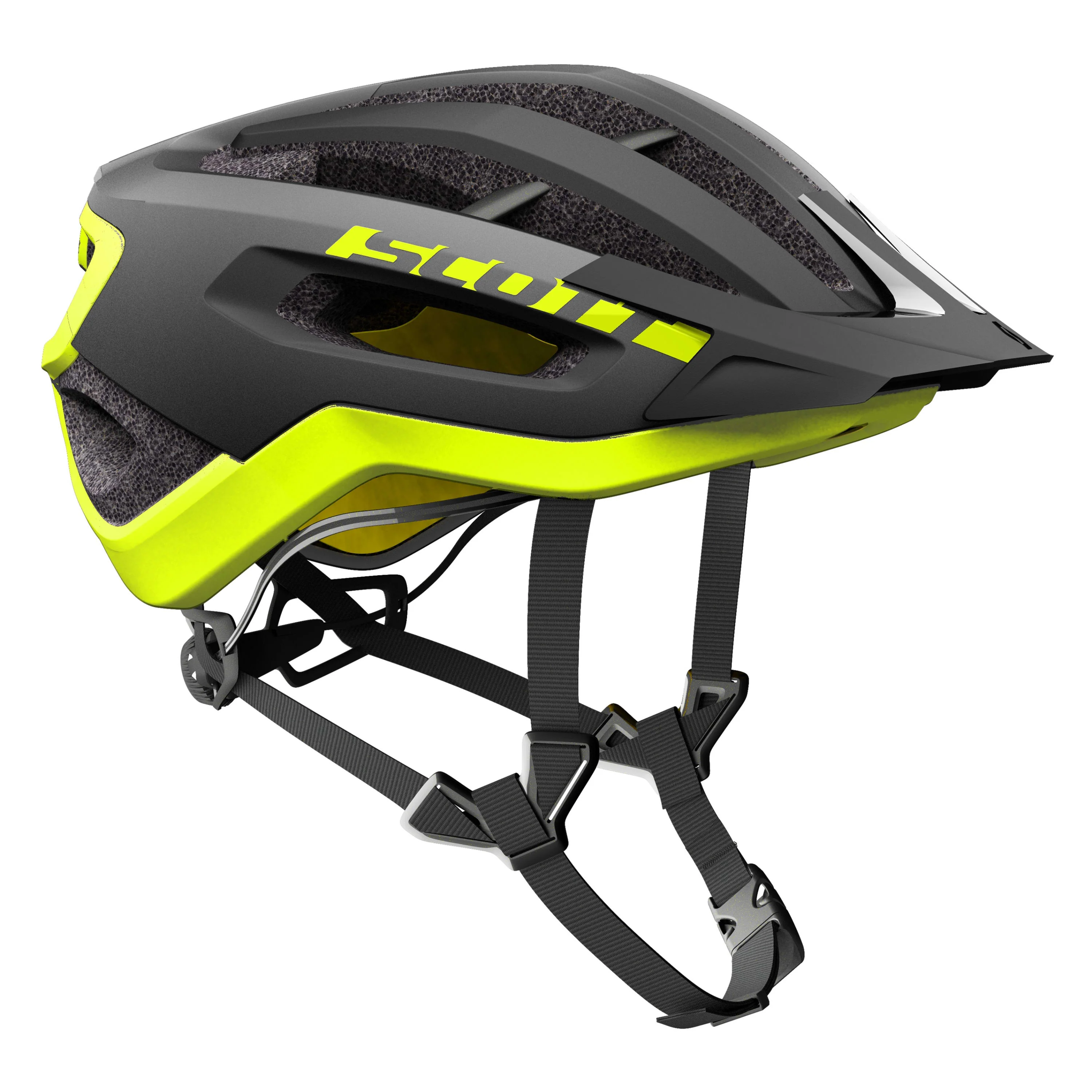 Scott Fuga Plus Mips Helmet - Black / Yellow - Image 2