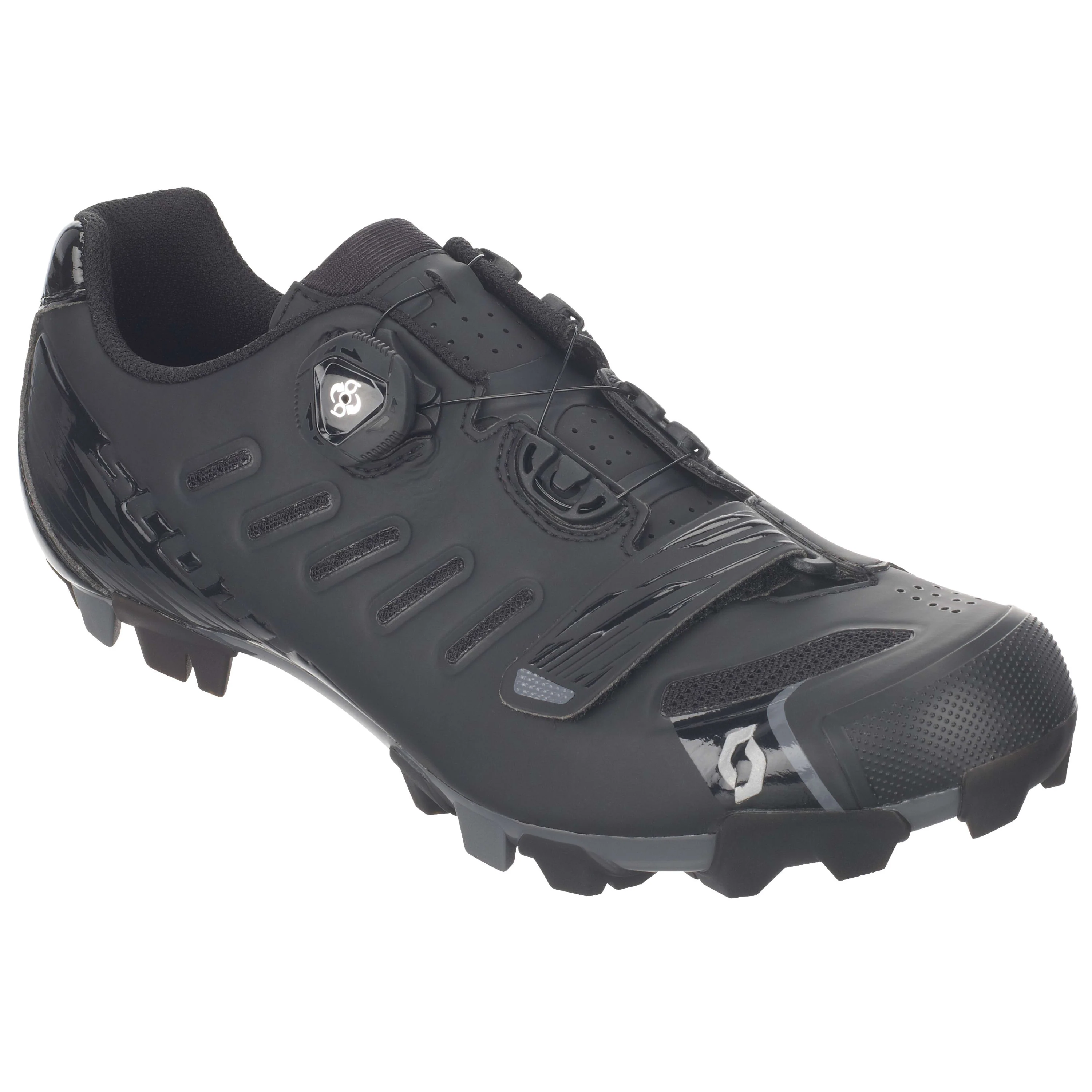 Scott Mtb Team Boa Shoes - Matte Black / Gloss Black - Image 3