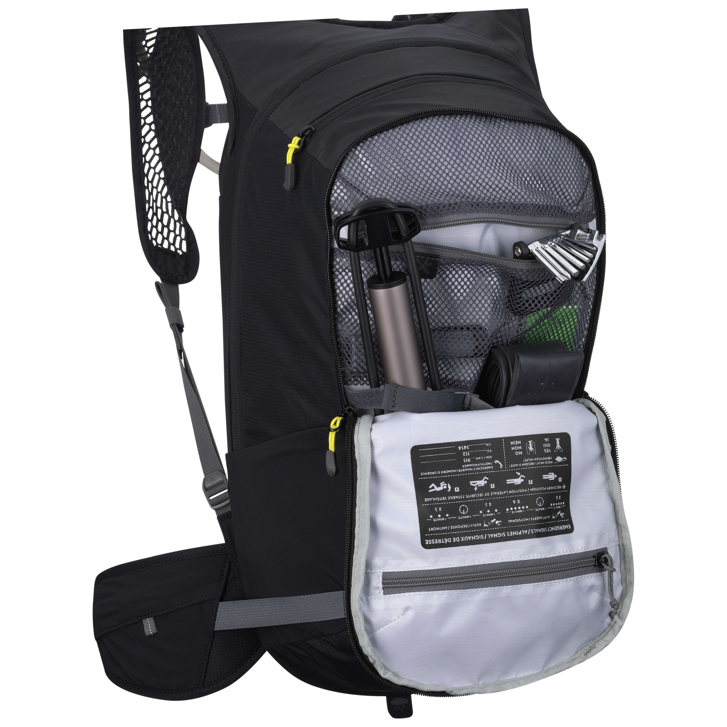 Scott Perform Evo Hy' 16 Backpack - Caviar Black - Image 6