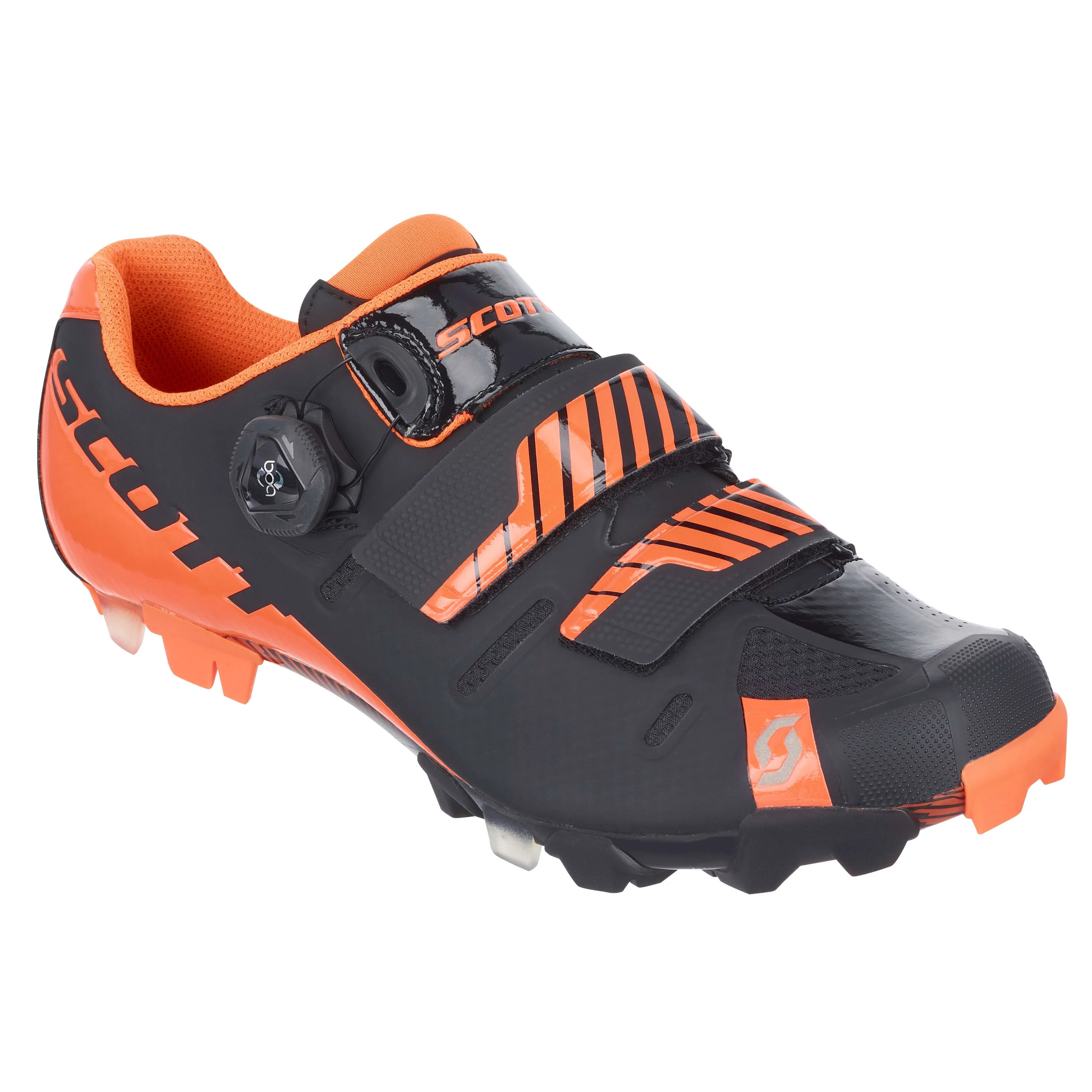 Scott Premium Mtb Shoes - Black / Neon Orange - Image 5