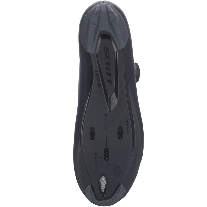 Scott Road Team Boa Shoes - Matt Black / Dark Grey - Image 3