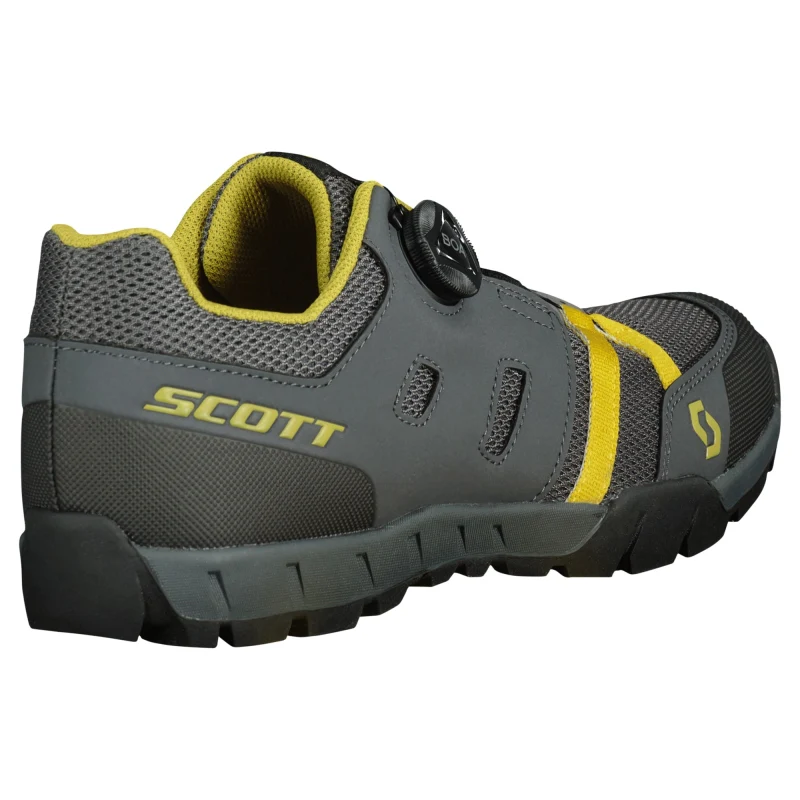 Scott Sport Crus-r Boa Shoes - Dark Grey / Yellow - Image 3