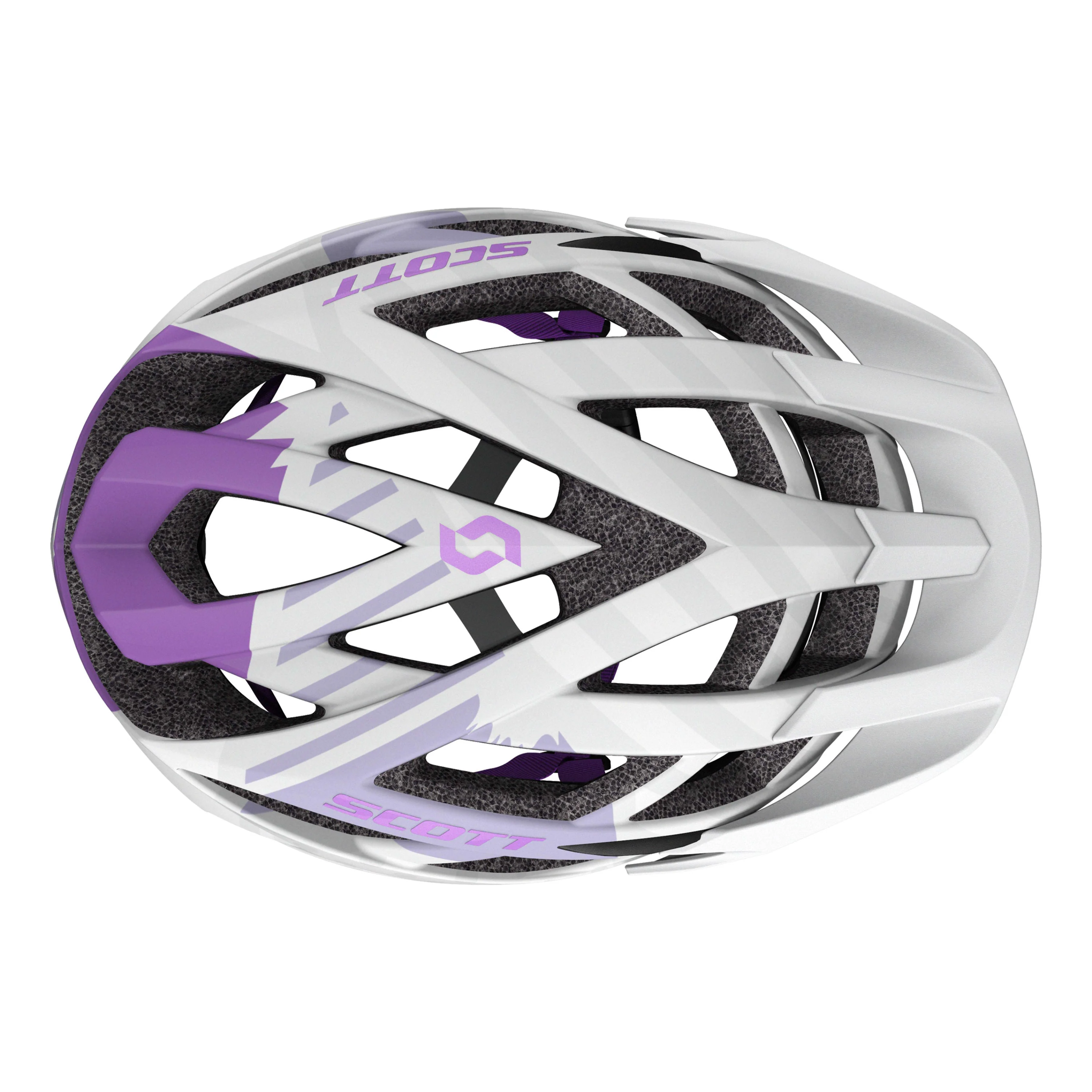 Scott Spunto Helmet - White / Purple - Image 4