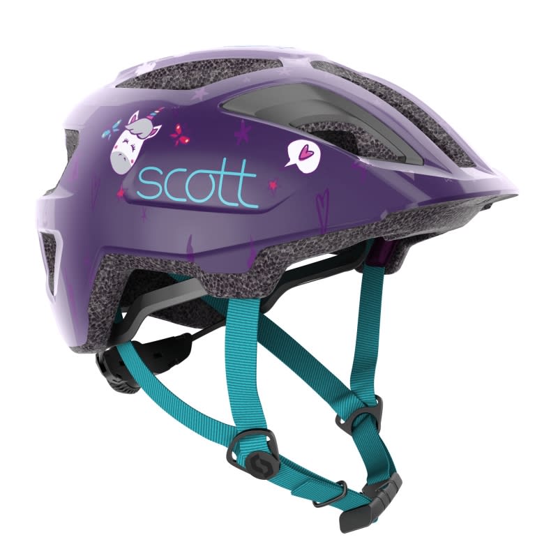 Scott Spunto Kid Helmet (as) 46-52CM - Deep Purple / Blue - Image 5