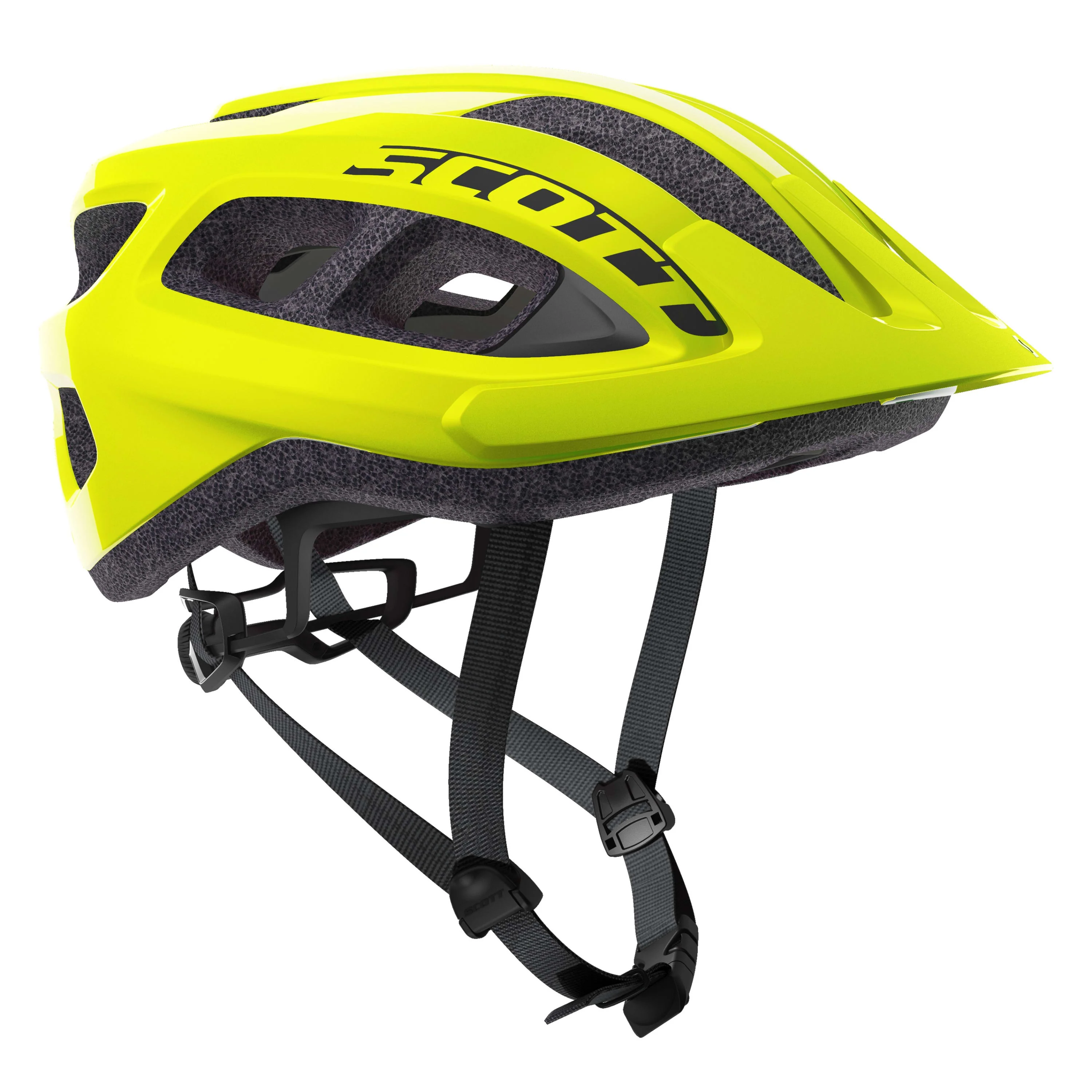 Scott Supra Helmet - Fluoro Yellow - Image 2