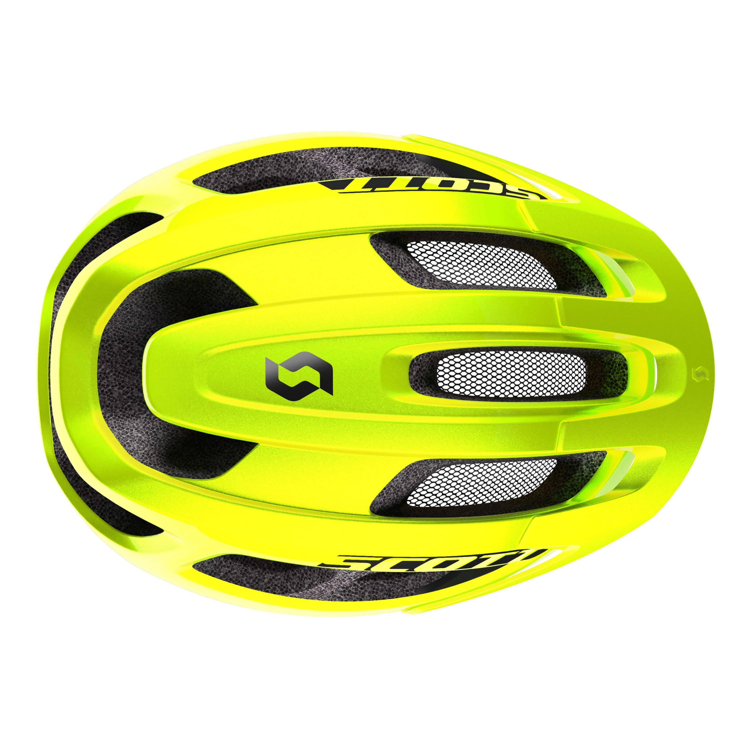Scott Supra Helmet - Fluoro Yellow - Image 4